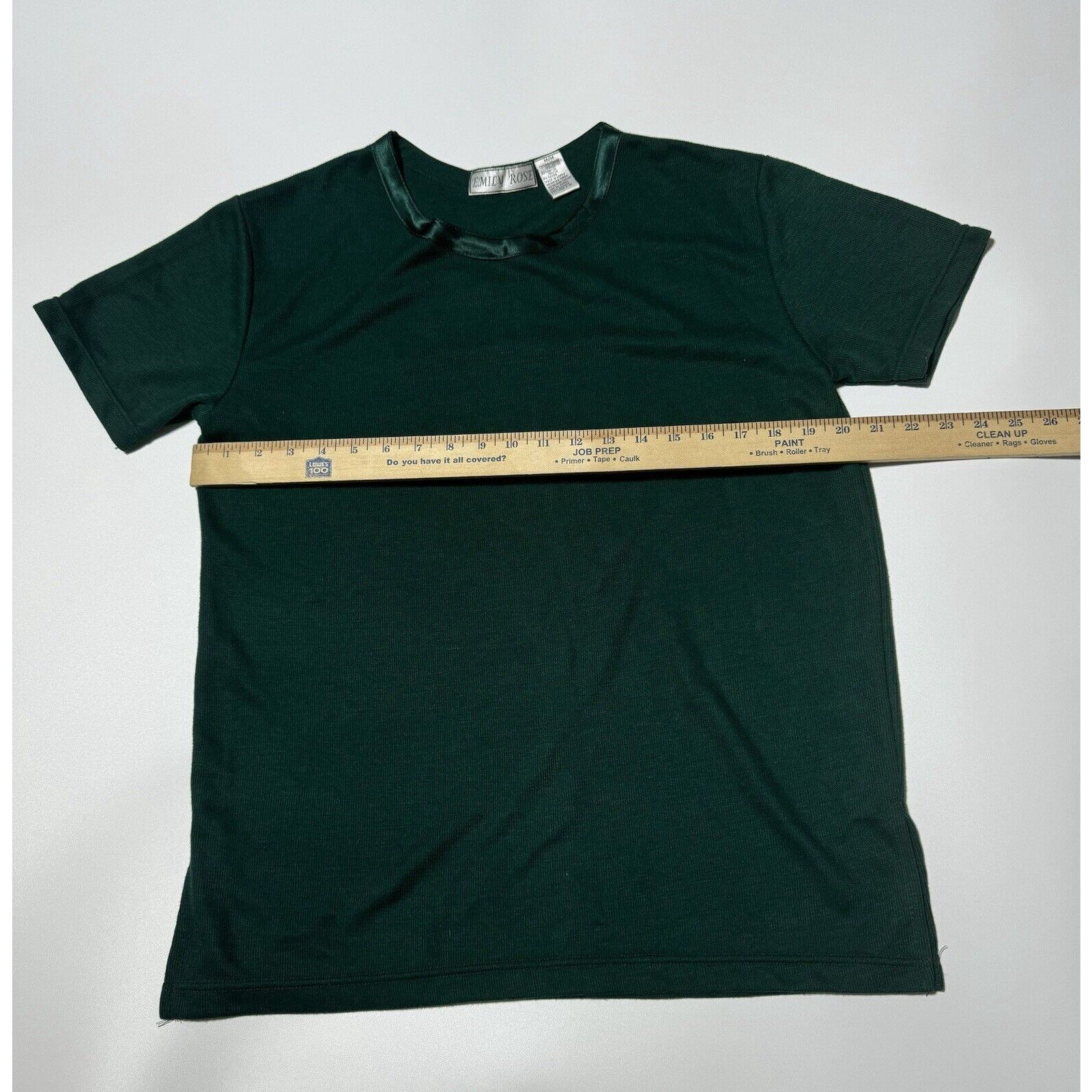 Other Vintage 80s Top M Ribbed Korea Satin Neck Christmas Holiday Size M / US 6-8 / IT 42-44 - 3 Thumbnail