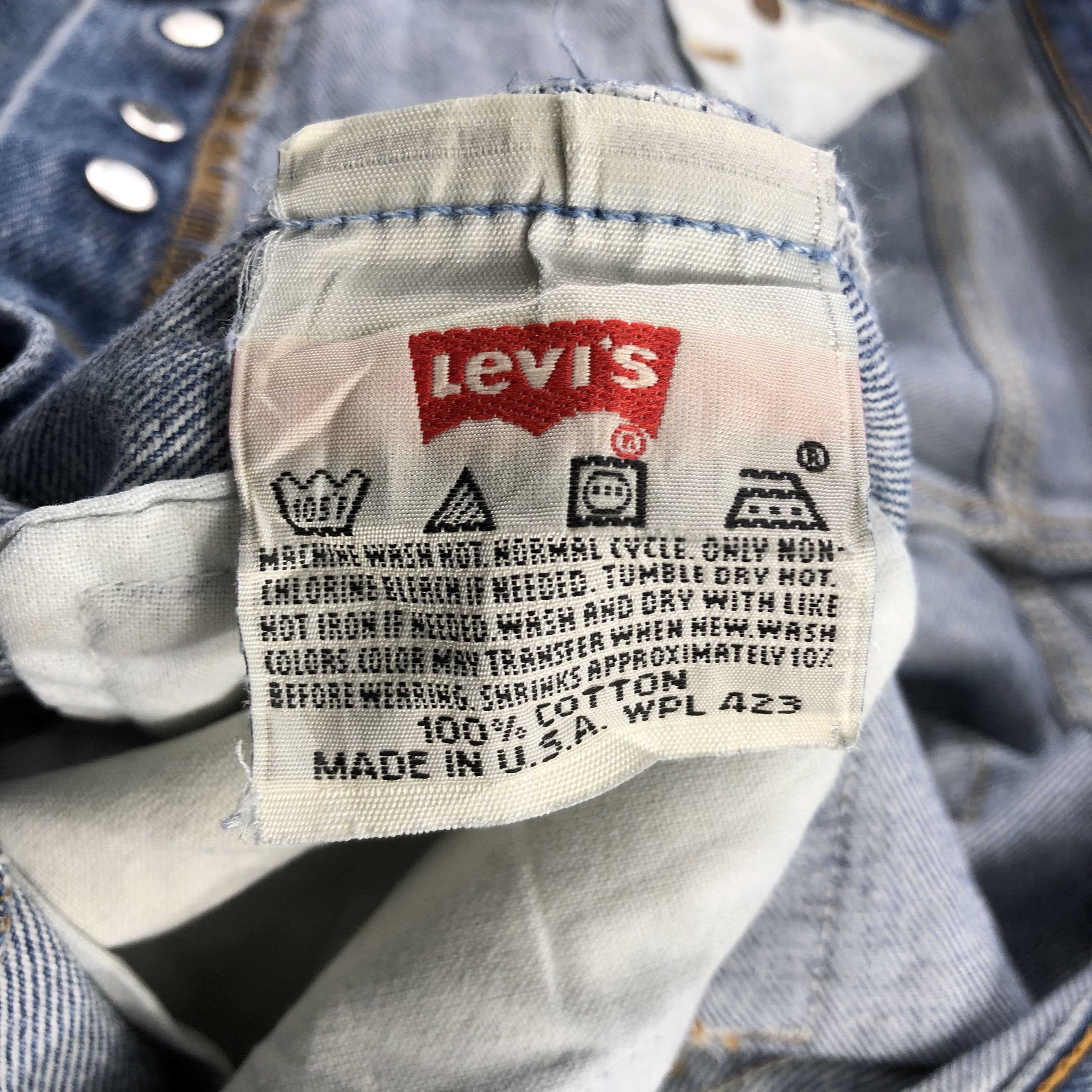 Levi's × Vintage Vintage 90s Levis 501 Jeans-JM2869 Size US 37 - 11 Thumbnail
