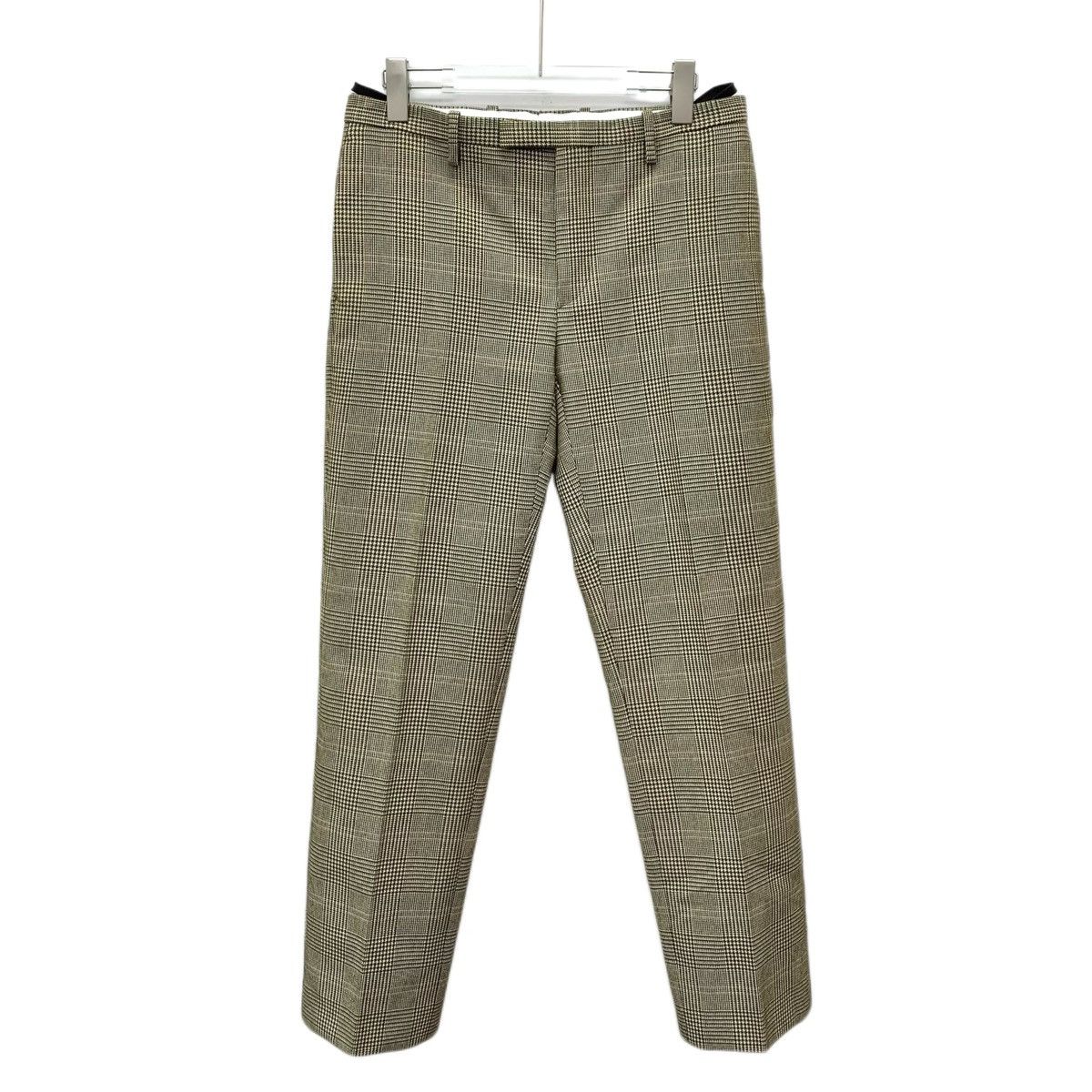 Louis Vuitton Louis Vuitton Light Brown Houndstooth Wool Trousers K26WX Size 25" / US 0 / IT 36 - 1 Thumbnail