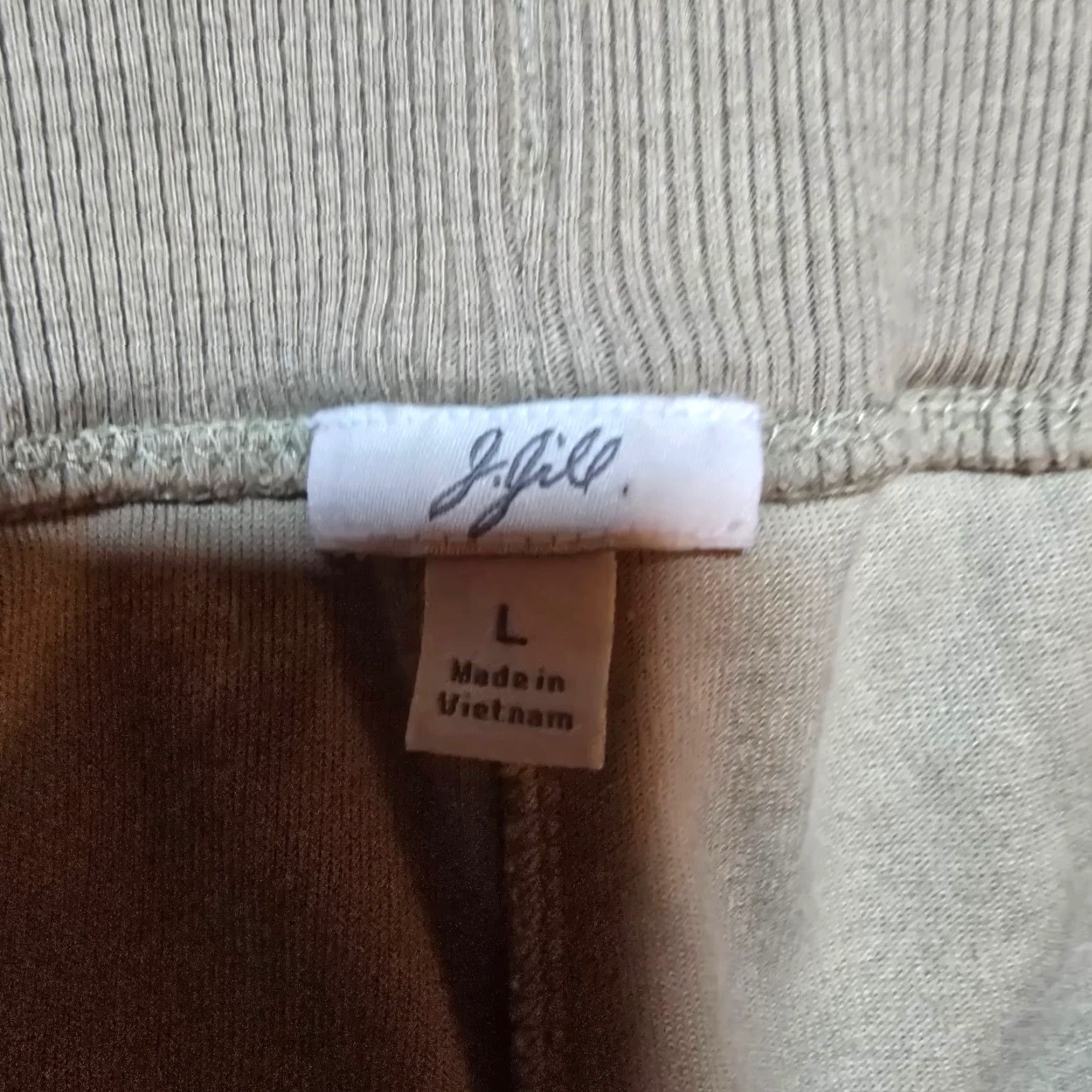 J. Jill VINTAGE J Jill Pants Womens Large Green Velour Embroidered Wide-Leg Y2K Woman Size 36" / US 14 / IT 50 - 4 Thumbnail