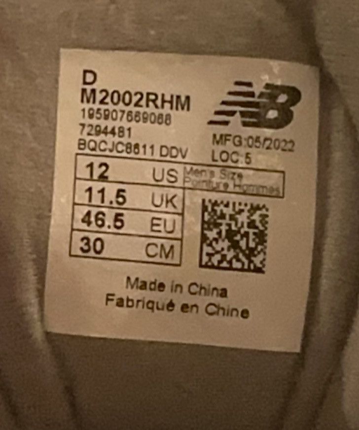 New Balance New Balance 2002r Size US 12 / EU 45 - 6 Thumbnail