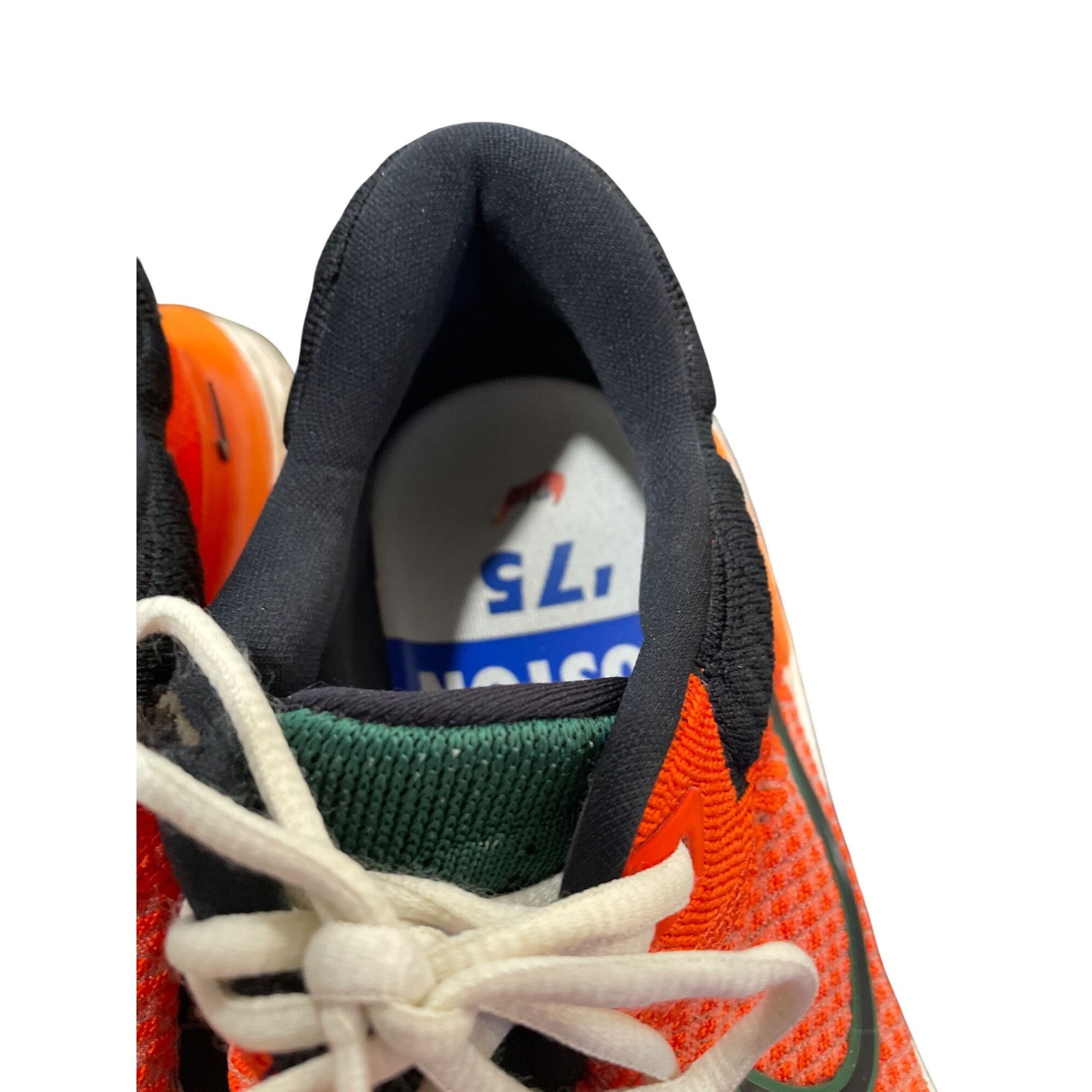 Nike Nike Air Zoom "75" Mens invicible run flyknit orange sneakes Size US 12.5 / EU 45-46 - 10 Thumbnail