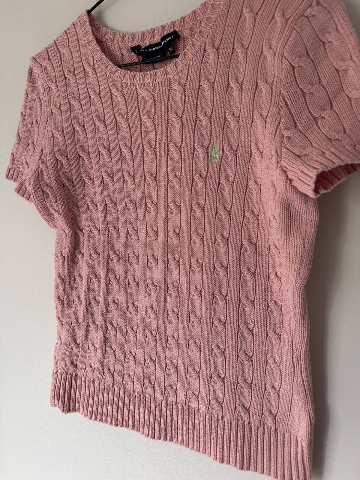 Ralph Lauren Ralph Lauren pink knit cotton tshirt Size S / US 4 / IT 40 - 4 Thumbnail
