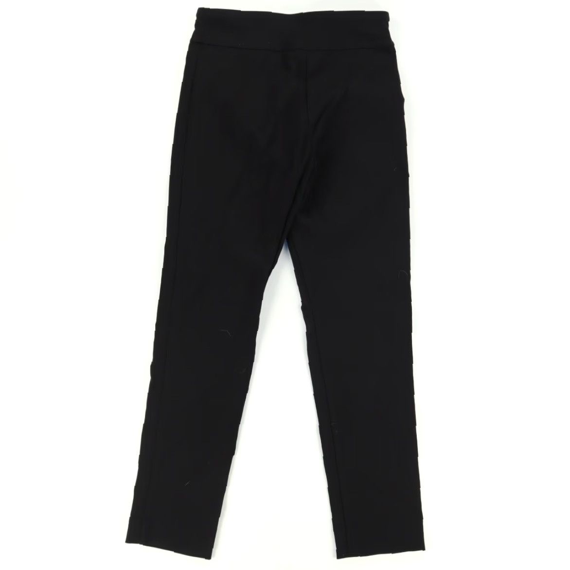 Vintage Krazy Larry Rayon Woven Career Pants Black Women's 2 Size 26" / US 2 / IT 38 - 4 Thumbnail