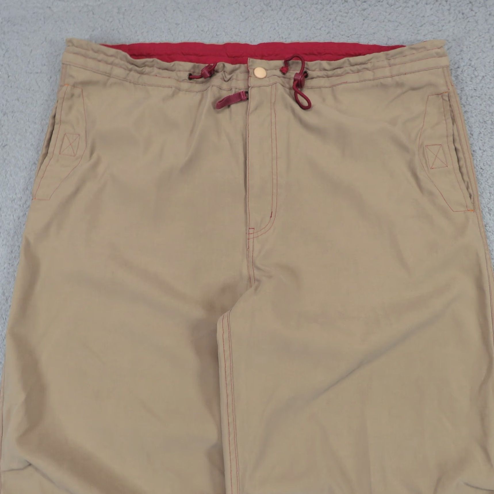 Vintage VTG US Expedition Paratrooper Wide-Leg Pants Men 38x32 Baggy 90s Grunge Skater Hip Hop Army 5-Pocket Brown Casual Size US 33 - 7 Thumbnail