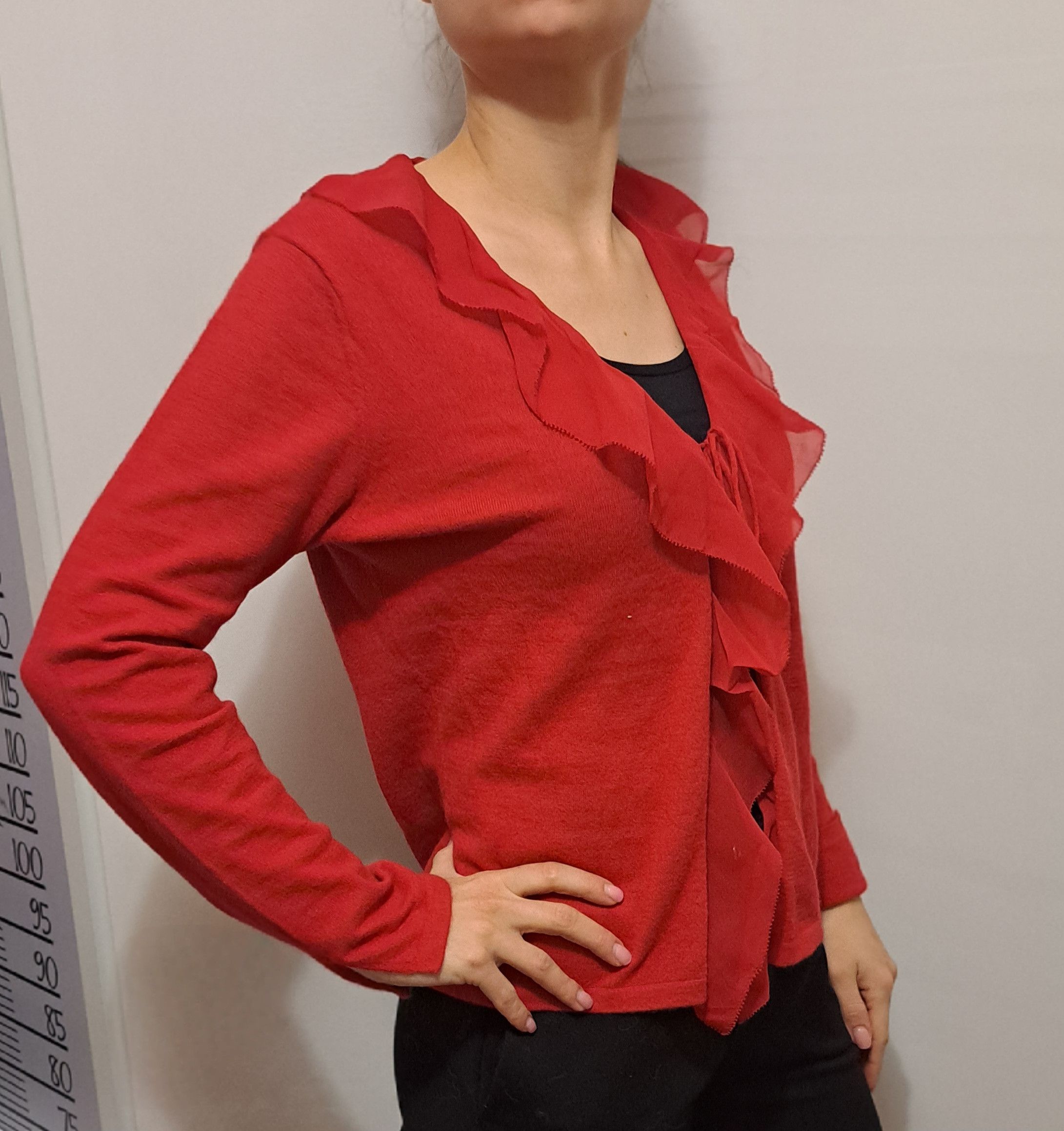 Vintage Fenn Write Manson red cardigan. Angora silk, S Size S / US 4 / IT 40 - 8 Thumbnail