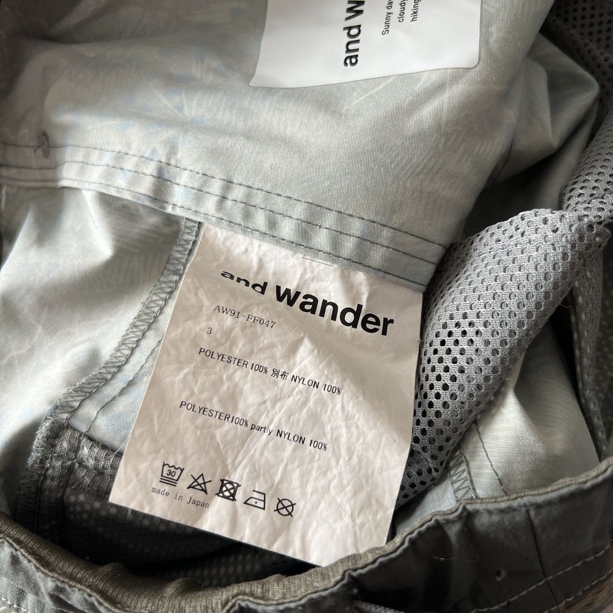 And Wander 🔥🔥 And Wander Sunny Day Logo Pants Size US 32 / EU 48 - 11 Thumbnail
