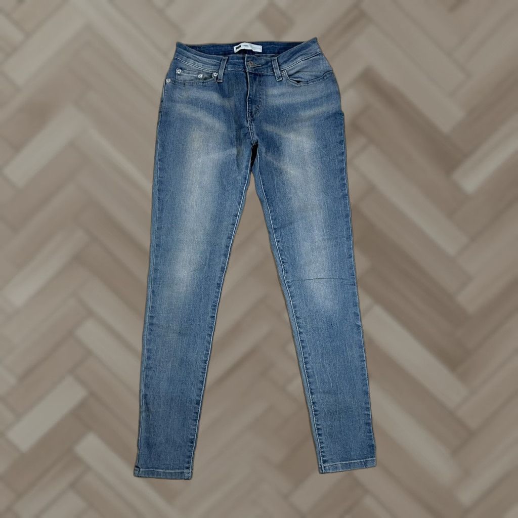 Levi's Womens Levis Legging Jeans Stretch Blue Denim 27x30 Size 27" / US 4 / IT 40 - 1 Thumbnail