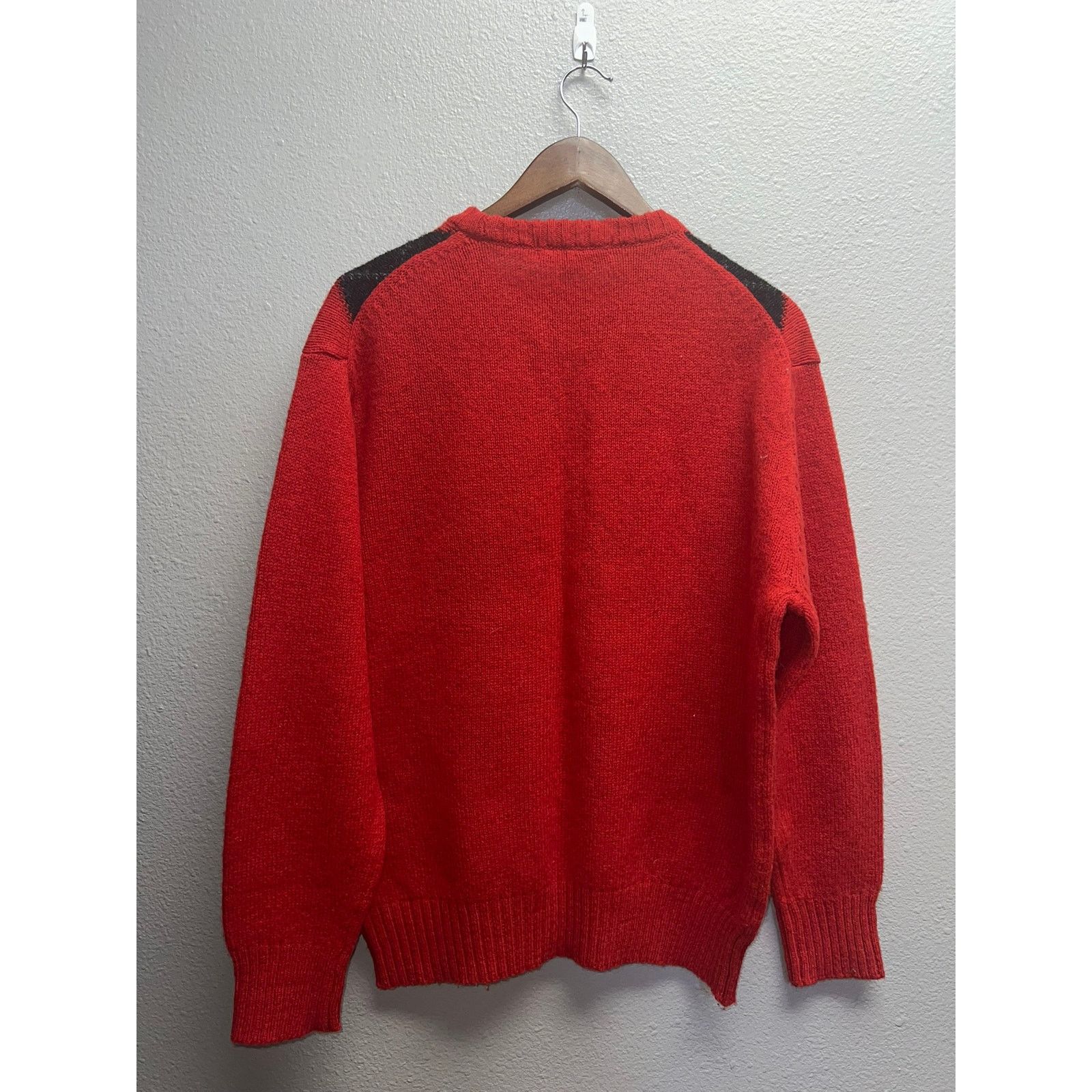 Vintage Vintage Red Wool Sweater Cooper & Roe Nottingham England L Size US L / EU 52-54 / 3 - 7 Thumbnail