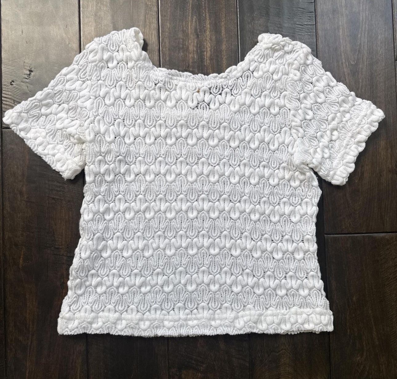 Vintage vintage white top in vivid white Size S / US 4 / IT 40 - 5 Thumbnail