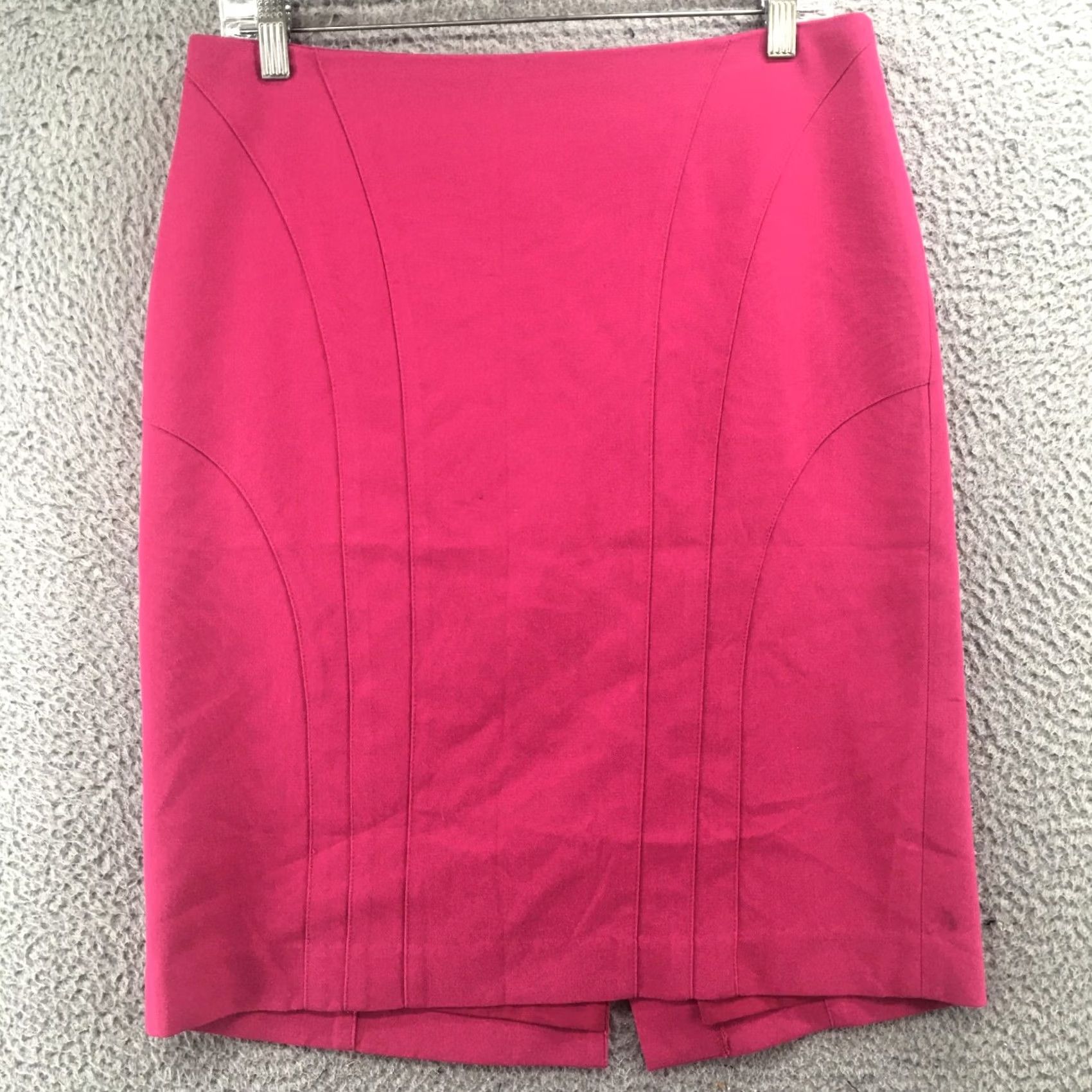 Banana Republic Banana Republic Pink Zip Back Mid Rise Pencil Skirt Womens 12 Casual Large 12 Pink Size 34" / US 12 / IT 48 - 2 Thumbnail