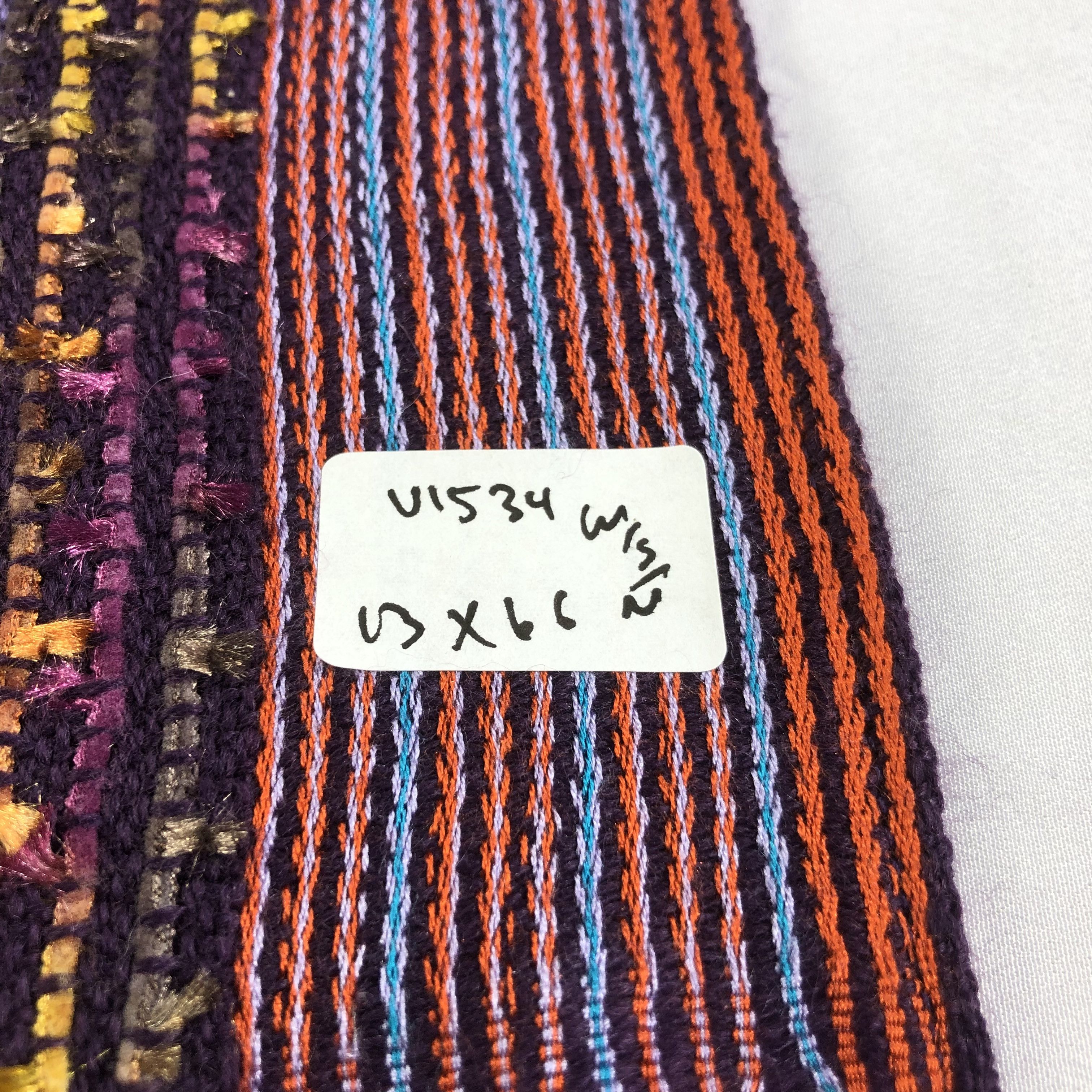 Vintage Lanificio Alfredo Pria Wool Scarf Muffler V1534 Size ONE SIZE - 8 Thumbnail