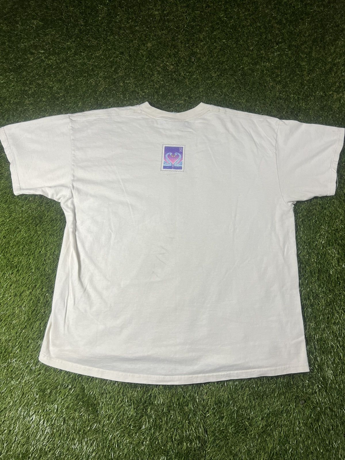 Vintage Vintage 90s Essential Swan Lover Graphic Heart Animal Tee Size US XL / EU 56 / 4 - 3 Thumbnail