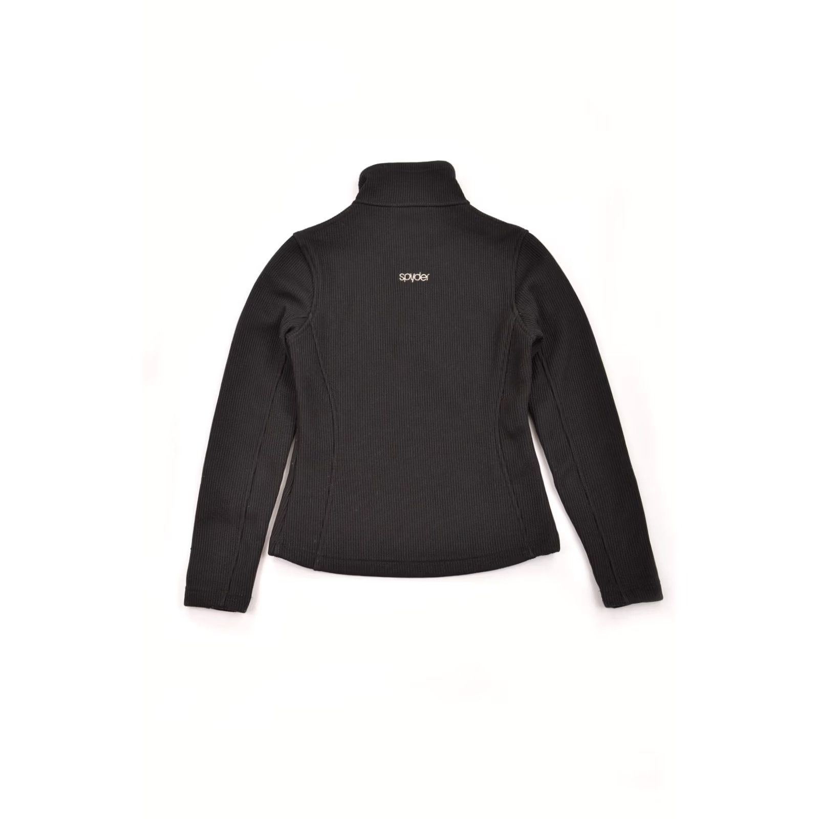 Spyder Womens Spyder Core Black Fleece Sweater Jacket XS Women Long Sleeve Collared Pullover 100% Polyester Size XS Black Size XS / US 0-2 / IT 36-38 - 6 Thumbnail