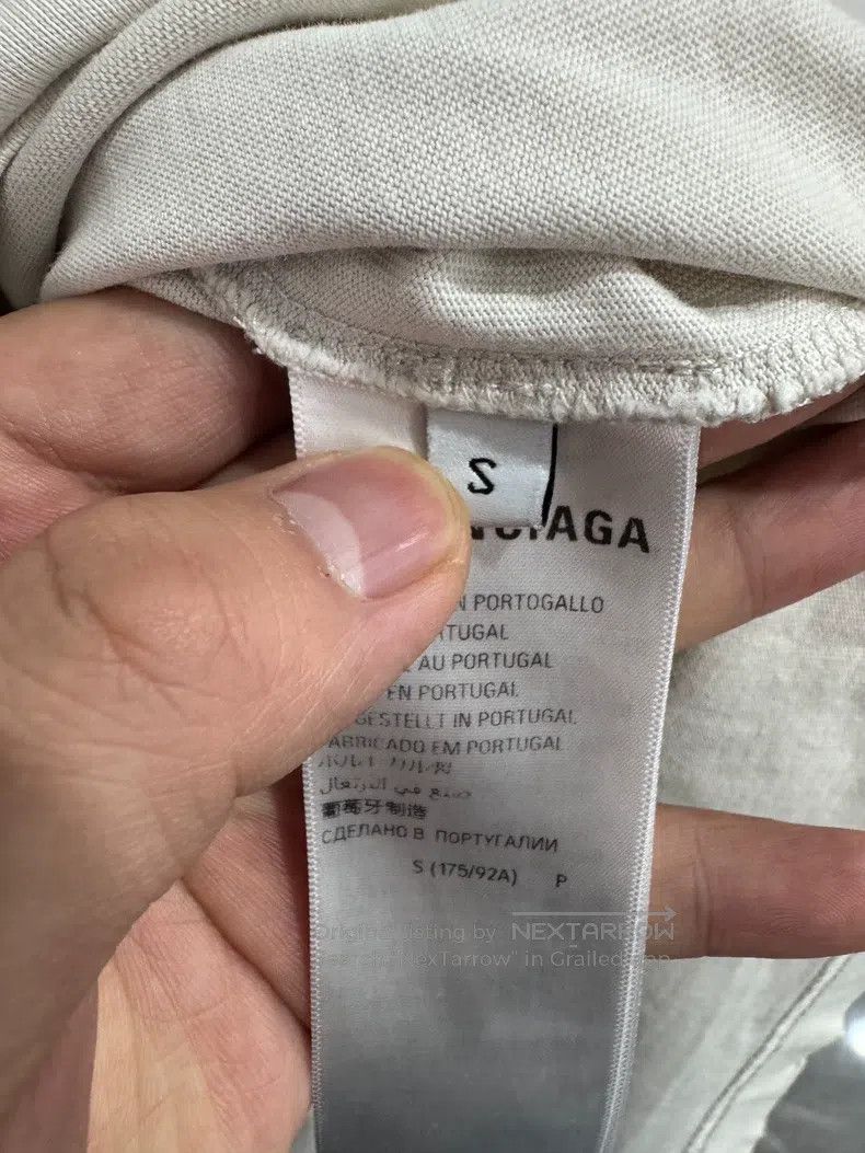 Balenciaga Balenciaga Logo printed loose short-sleeve T-shirt Size US S / EU 44-46 / 1 - 4 Thumbnail