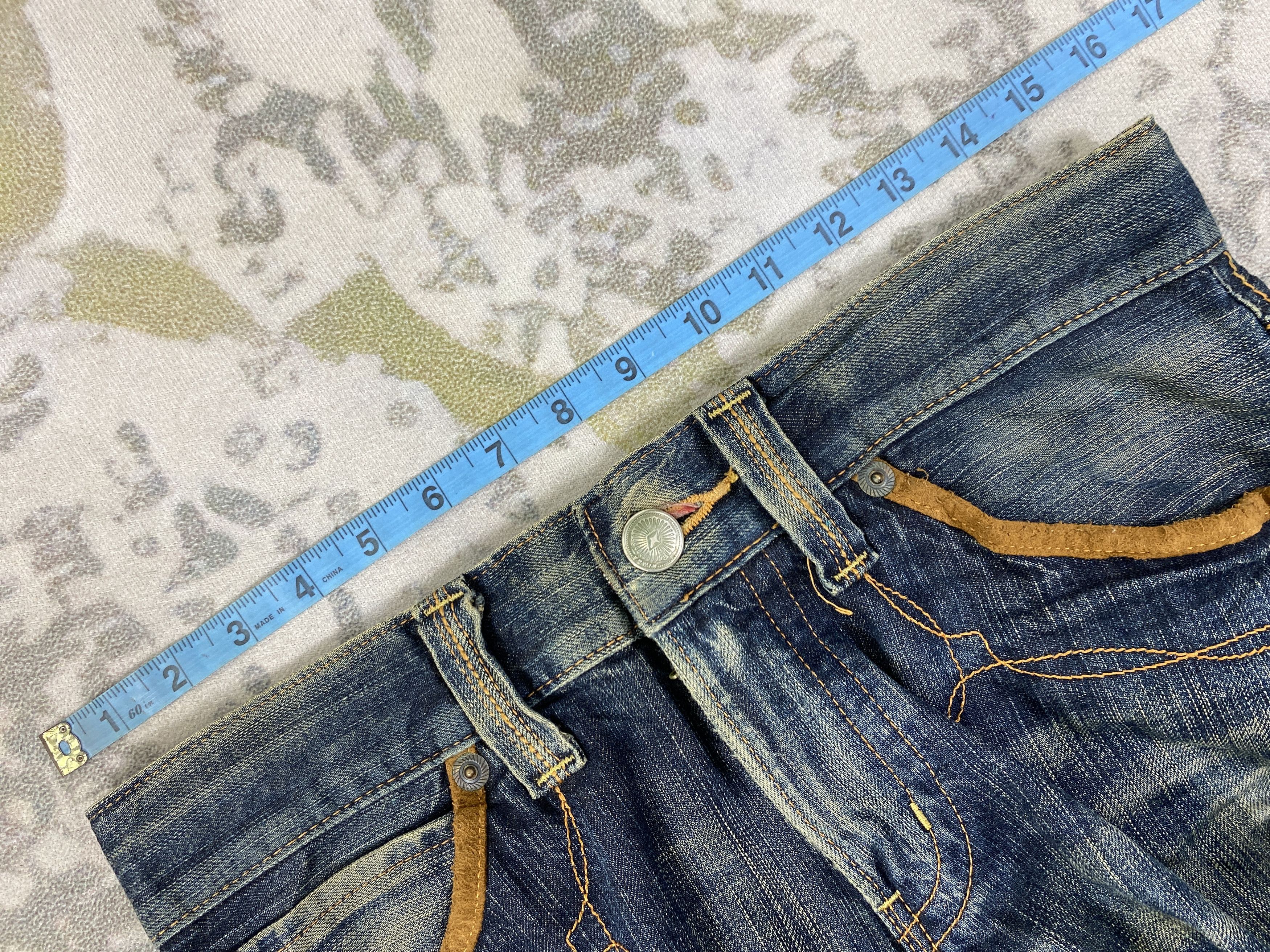If Six Was Nine Faded Blue Vintage Edwin xv Jeans 31x29.5 - JN3053 Size US 31 - 5 Thumbnail