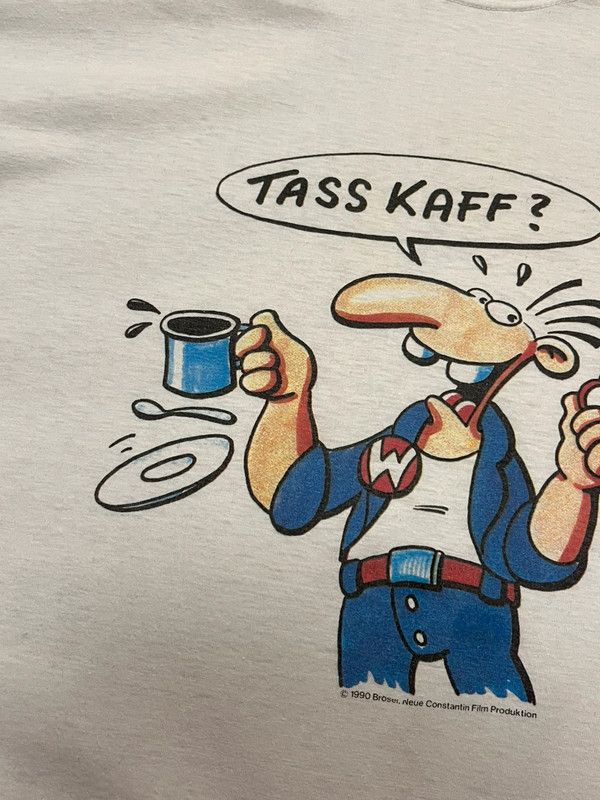 Vintage Werner Brösel comic Tass Kaff t-shirt 1990 Size US XXL / EU 58 / 5 - 3 Thumbnail