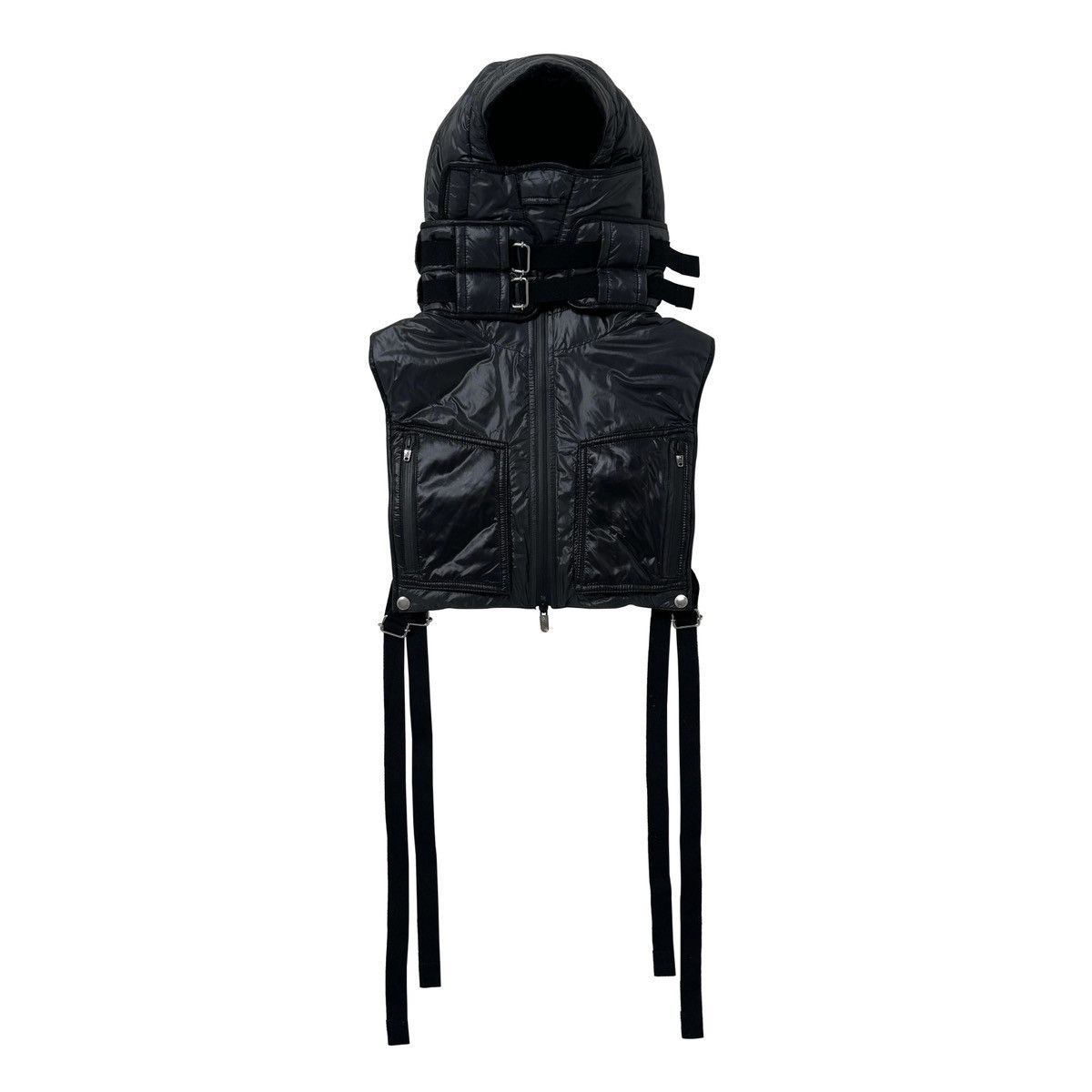 Takahiromiyashita The Soloist. AW18 “Disorder/Order” Flight Bib Hoodie Size US M / EU 48-50 / 2 - 1 Thumbnail