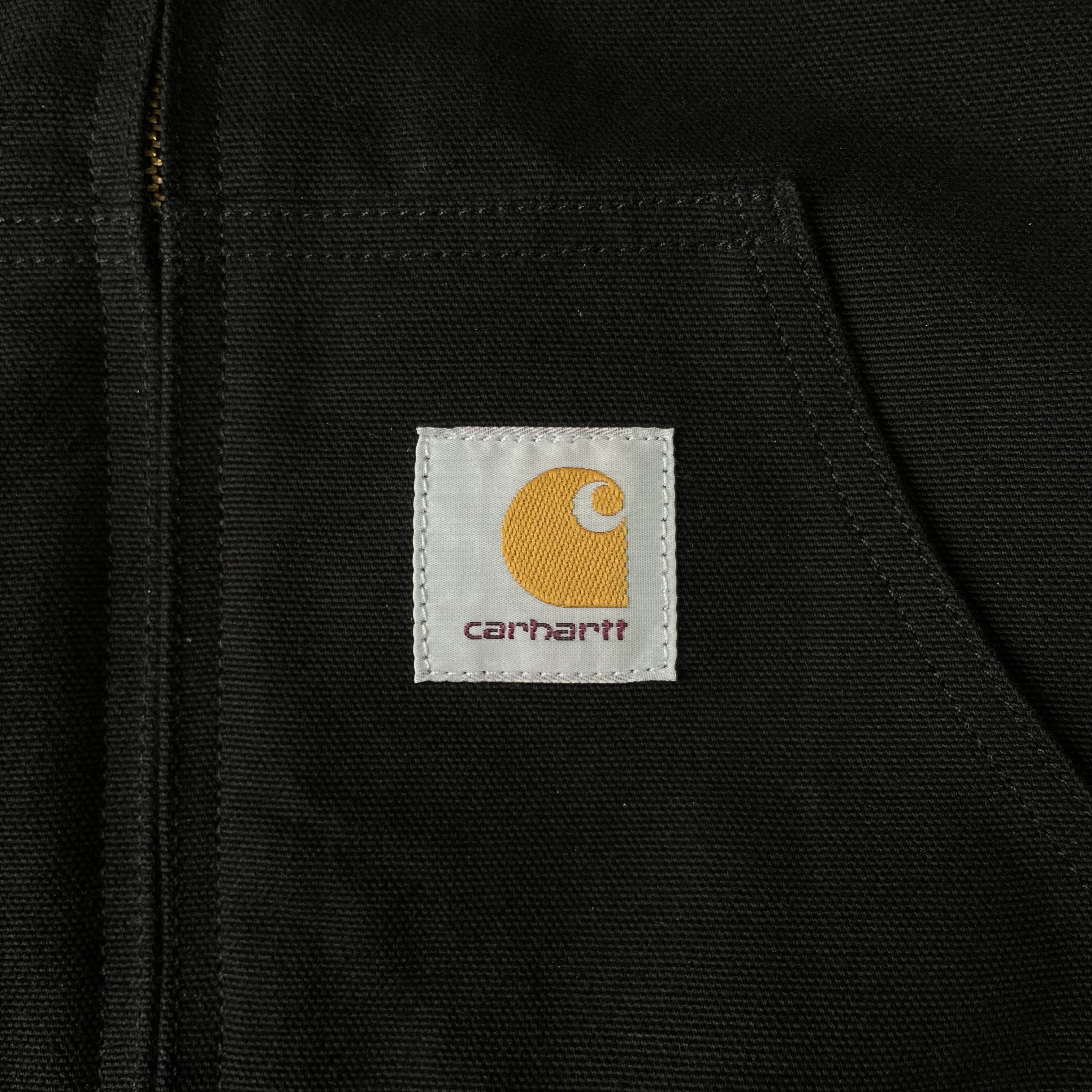 Carhartt Carhartt Active Jacket Black Denim Hooded Jacket Vintage S Size US S / EU 44-46 / 1 - 7 Thumbnail