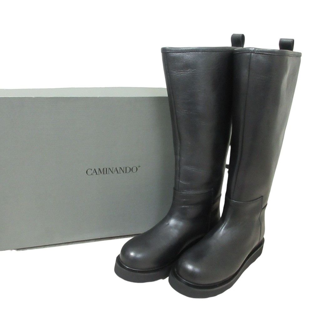 Other Other CAMINANDO RIDING LONG BOOTS Long Boots Leather Shoes DUTY FREE for USA Size ONE SIZE - 1 Thumbnail