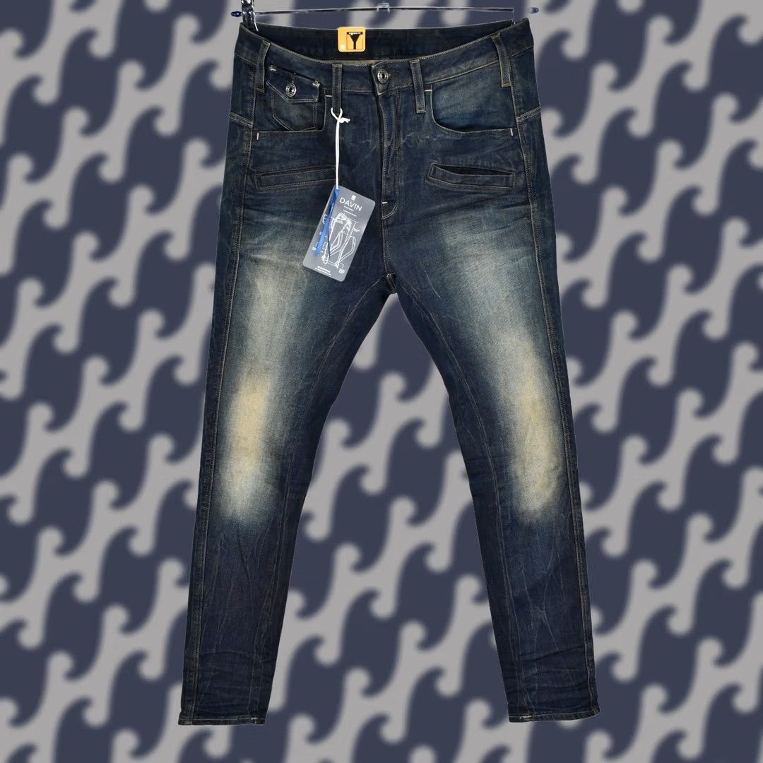 G-Star G-Star Raw Davin Loose Tapered Blight Superstretch Denim Women's W28 L32 Jeans Size ONE SIZE - 1 Thumbnail