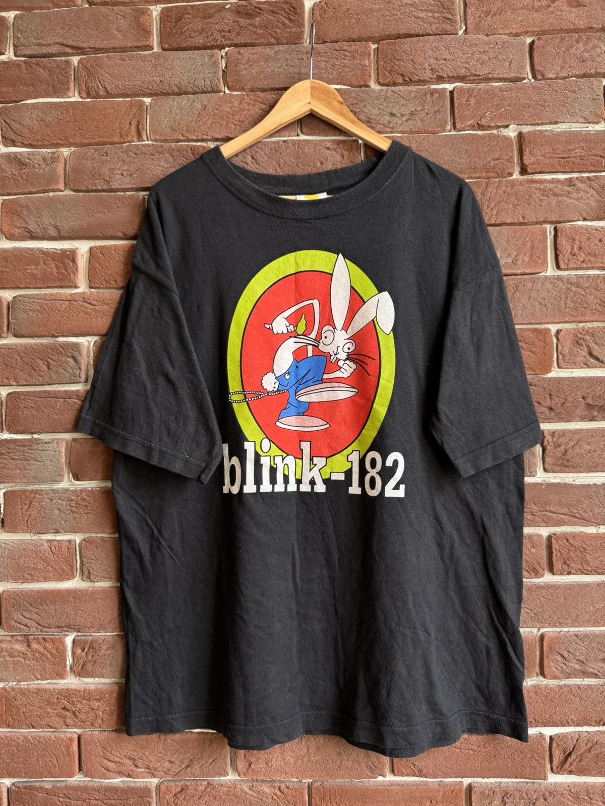 Band Tees Rare Vintage 90s Blink 182 Dude Ranch Rabbit Band Tshirt Size US XL / EU 56 / 4 - 1 Thumbnail