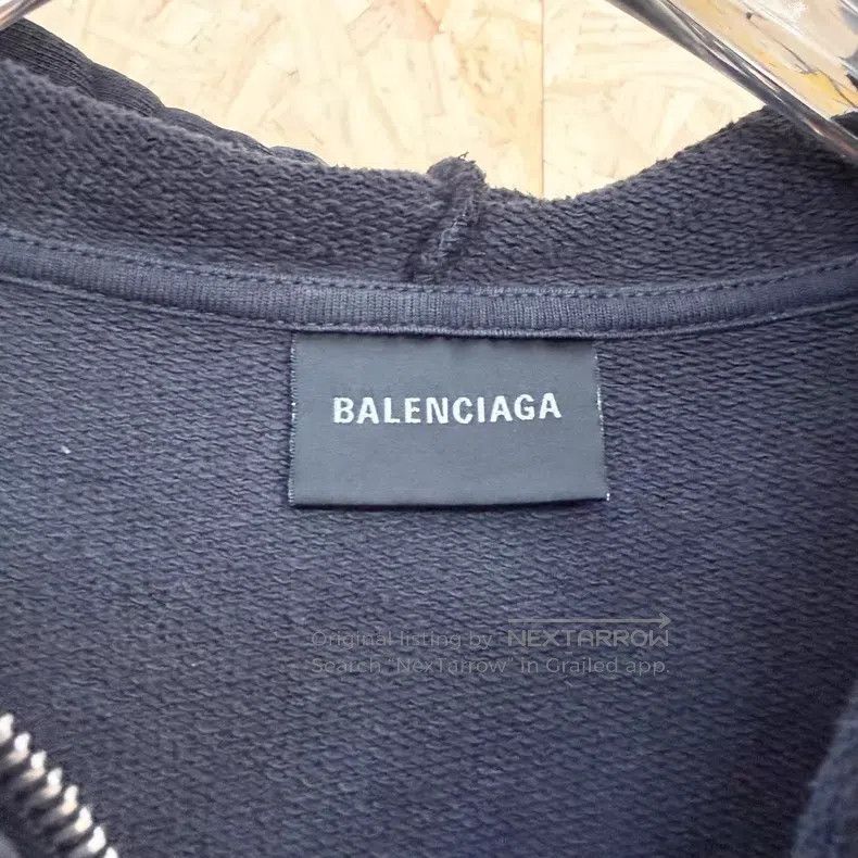 Balenciaga Balenciaga Distressed Zipper Hooded Jacket Size US S / EU 44-46 / 1 - 2 Thumbnail