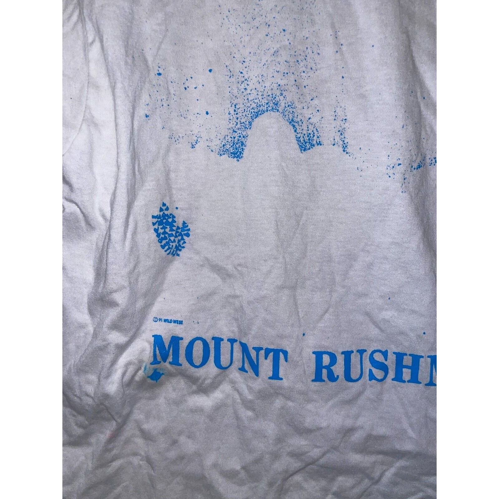 Jerzees Vintage Test Print Shirt Pocono Gardens Mount Rushmore 90s Size US M / EU 48-50 / 2 - 10 Thumbnail