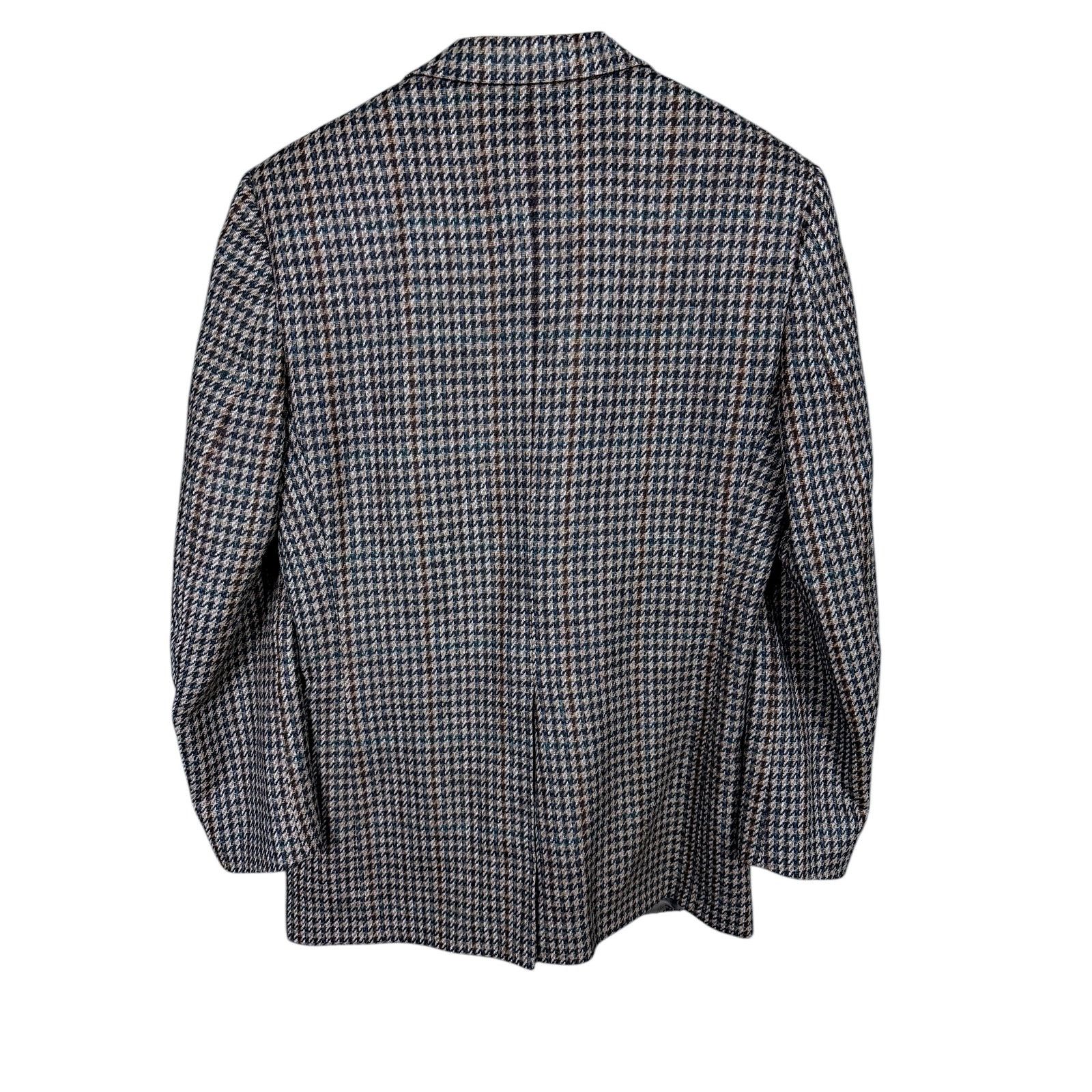 Burberry Vintage Men's Burberrys London 100% Tweed Wool Blazer 42R Size 42R - 2 Thumbnail