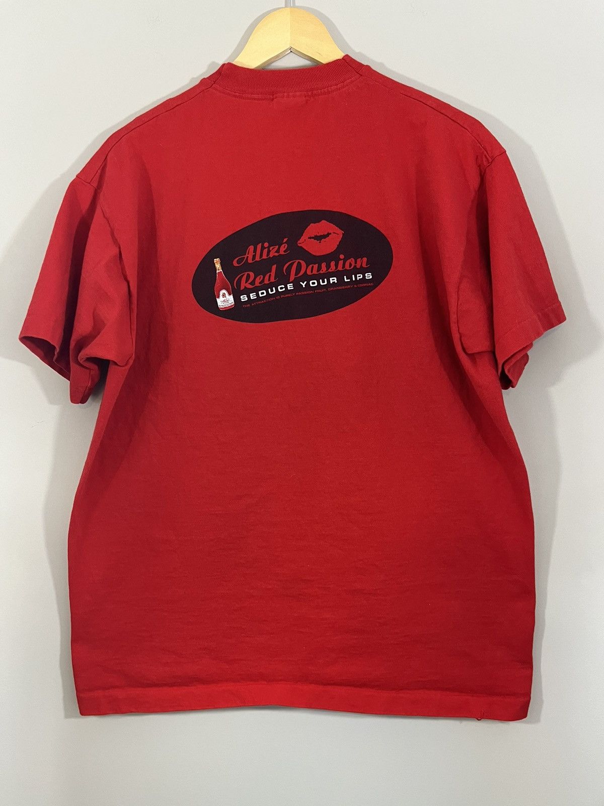 Vintage Single Stitch Passion French Alcohol Booze Tee Size US XL / EU 56 / 4 - 1 Thumbnail