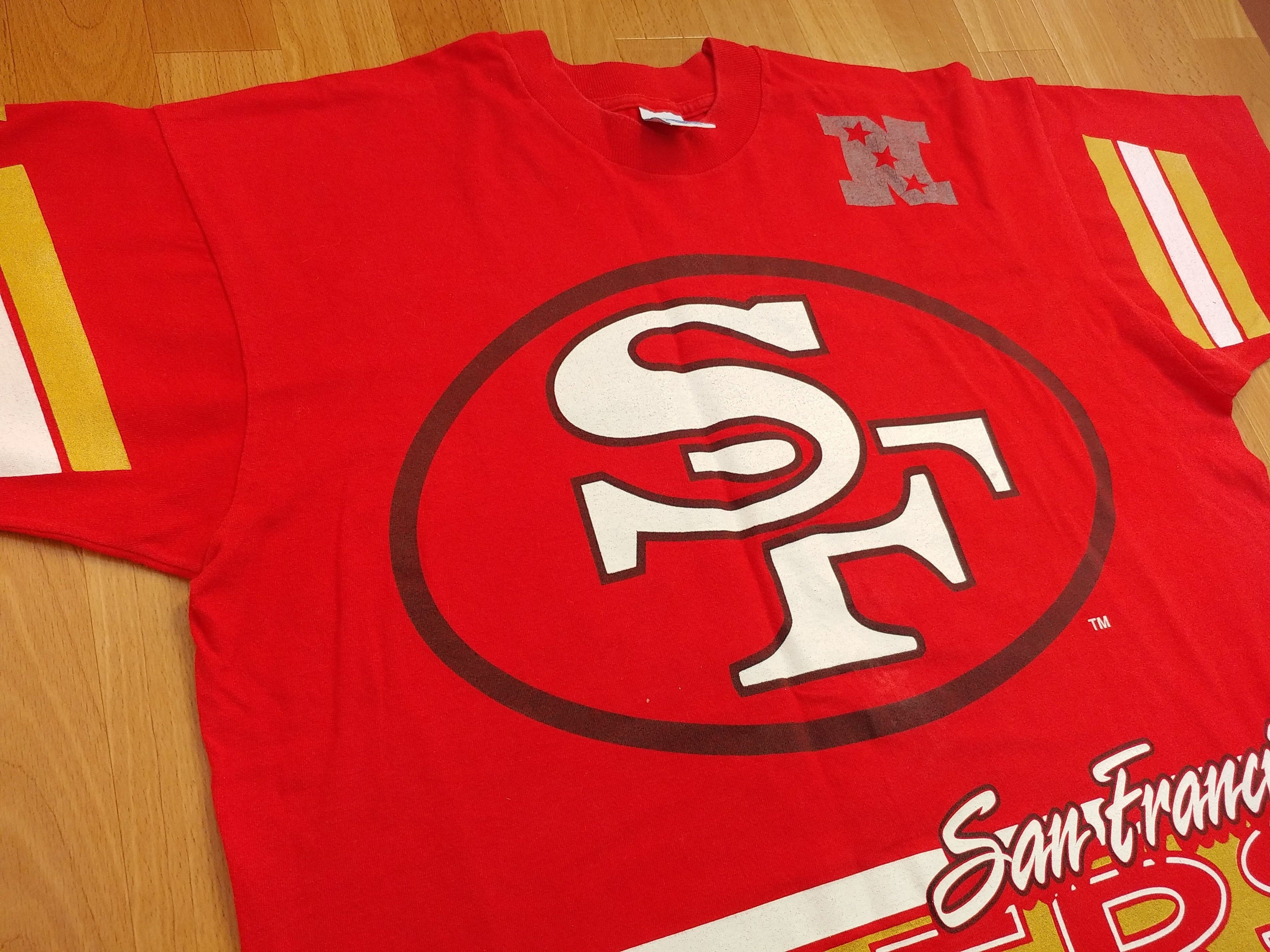 NFL × Vintage NFL San Francisco 49ers t-shirt, 1994 jersey, vintage XL Size US XL / EU 56 / 4 - 10 Thumbnail