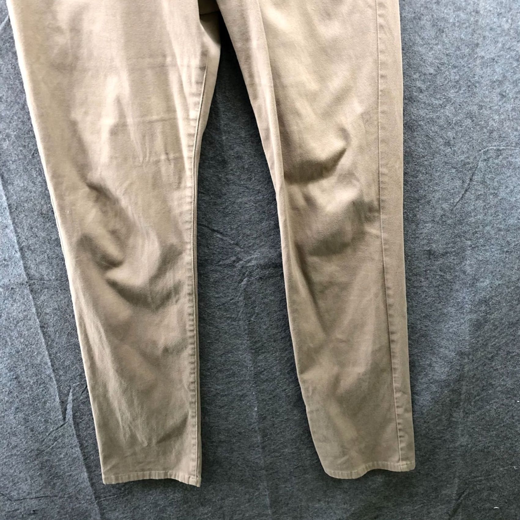 Vince Vince Slim Straight Chino Pants Mens 32x33 Beige Twill 5-Pocket Stretch Flat Front Straight Leg, Pre-Owned, Regular Size, Vintage No Size US 32 / EU 48 - 4 Thumbnail