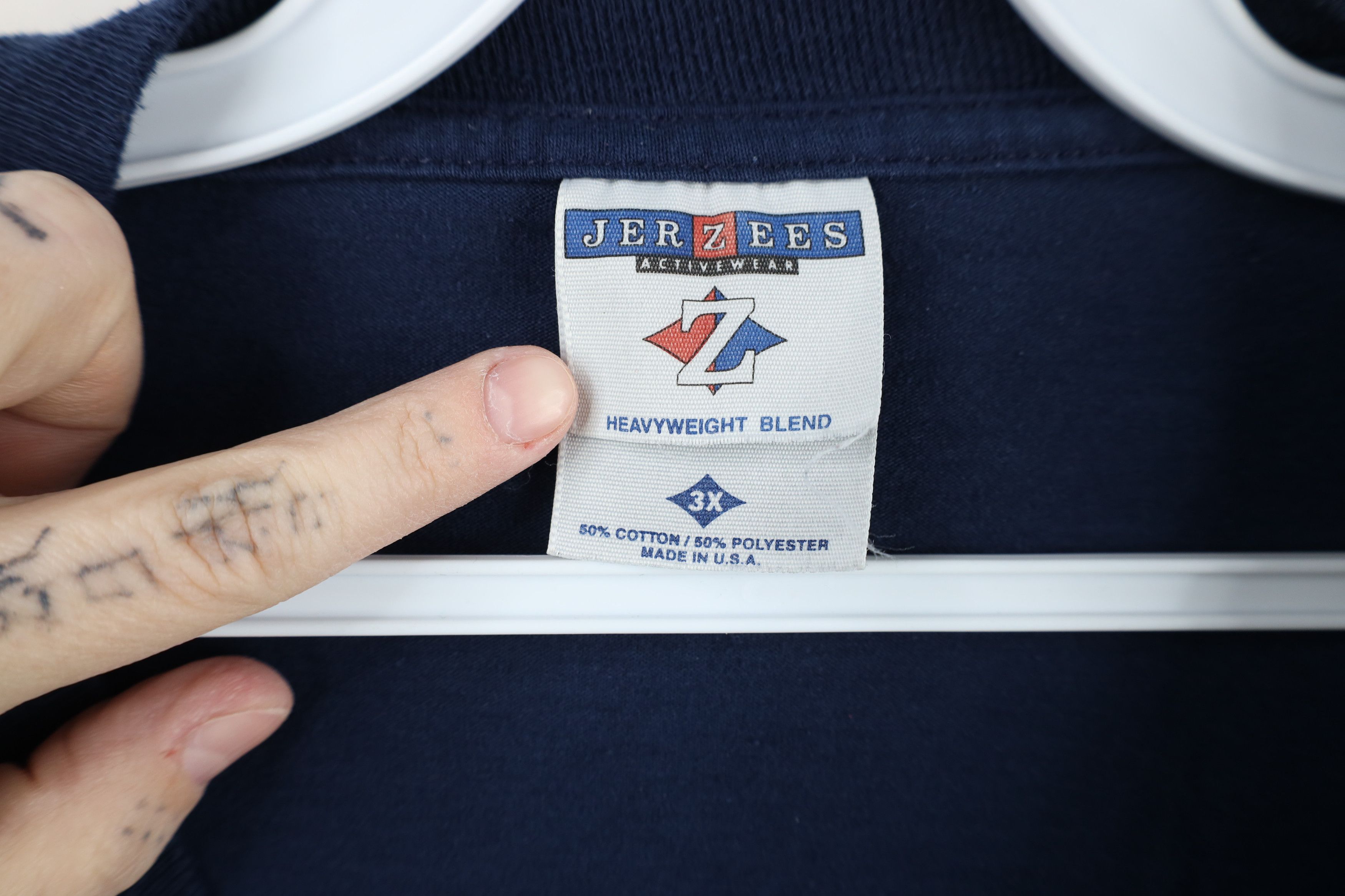 Vintage Vintage 90s Spell Beiersdorf Jobst Long Sleeve T-Shirt USA Size US XXL / EU 58 / 5 - 6 Thumbnail