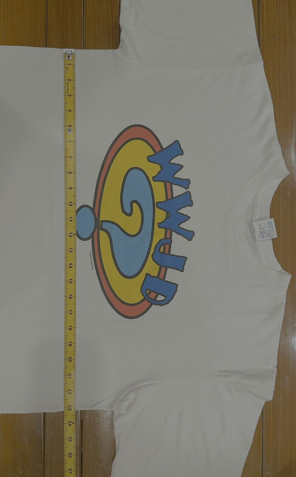 Other Vintage 90s Solid Light What Would Jesus Do T-Shirt. Size US XL / EU 56 / 4 - 8 Thumbnail