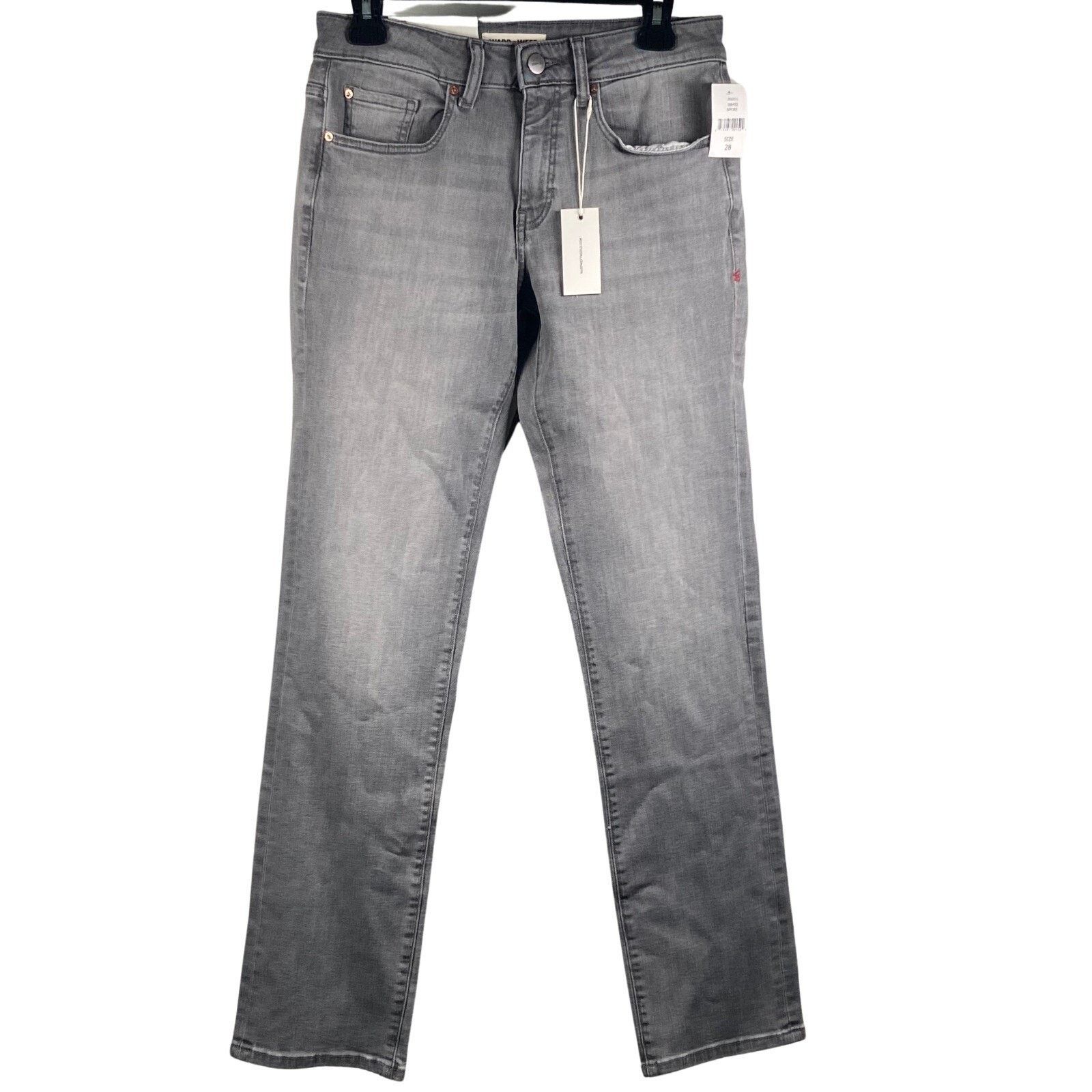 Warpweft Company Warp + Weft ORD Chicago Straight Gray Smoke Jeans Size 28x32 Size US 28 / EU 44 - 1 Thumbnail