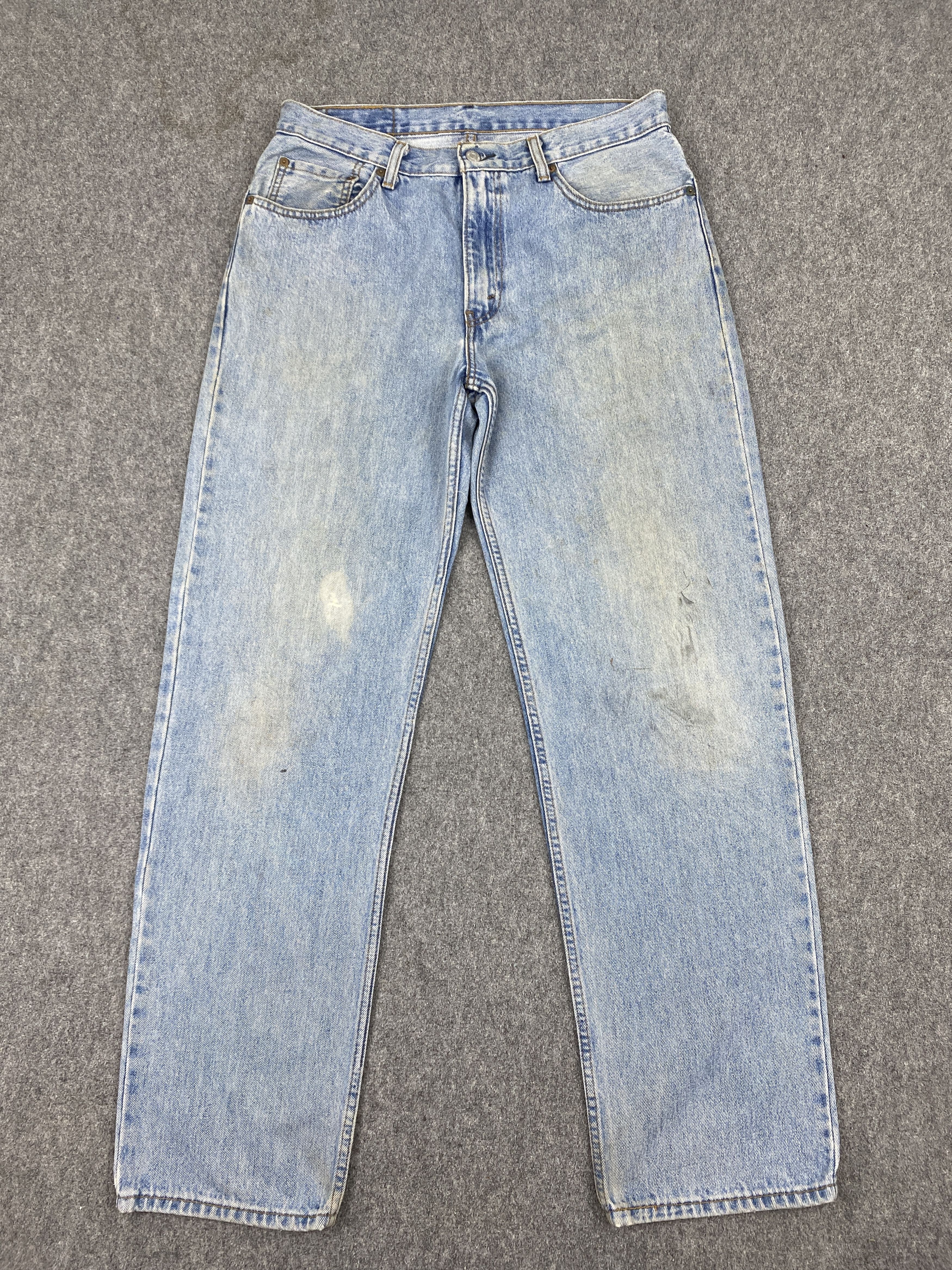 Levi's Vintage Levis 550 Faded Blue Jeans 33x32.5 S0026 Size US 33 - 1 Thumbnail