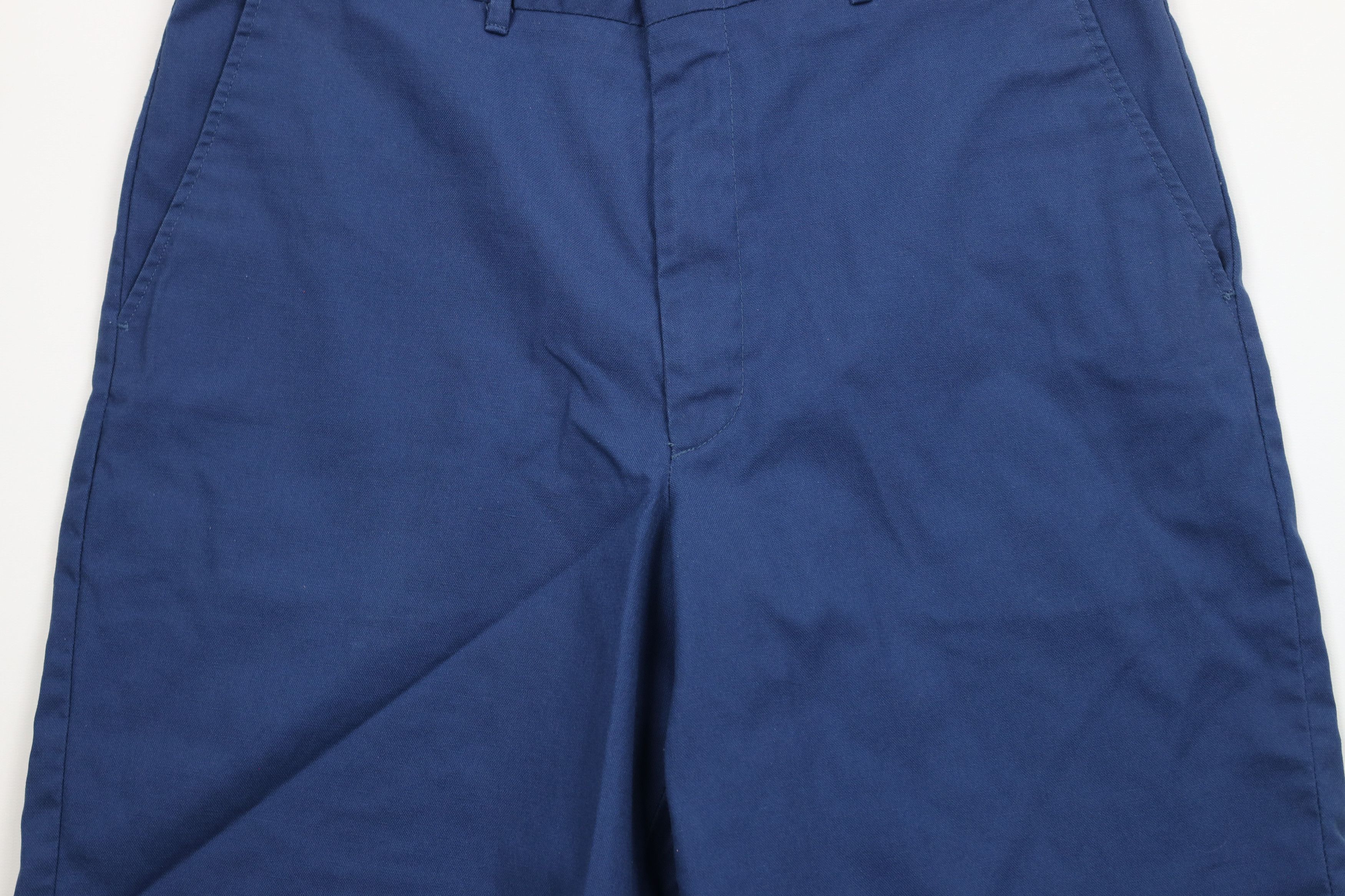 Vintage Vintage 60s 70s Streetwear Above Knee Chino Shorts Blue USA Size US 34 / EU 50 - 3 Thumbnail