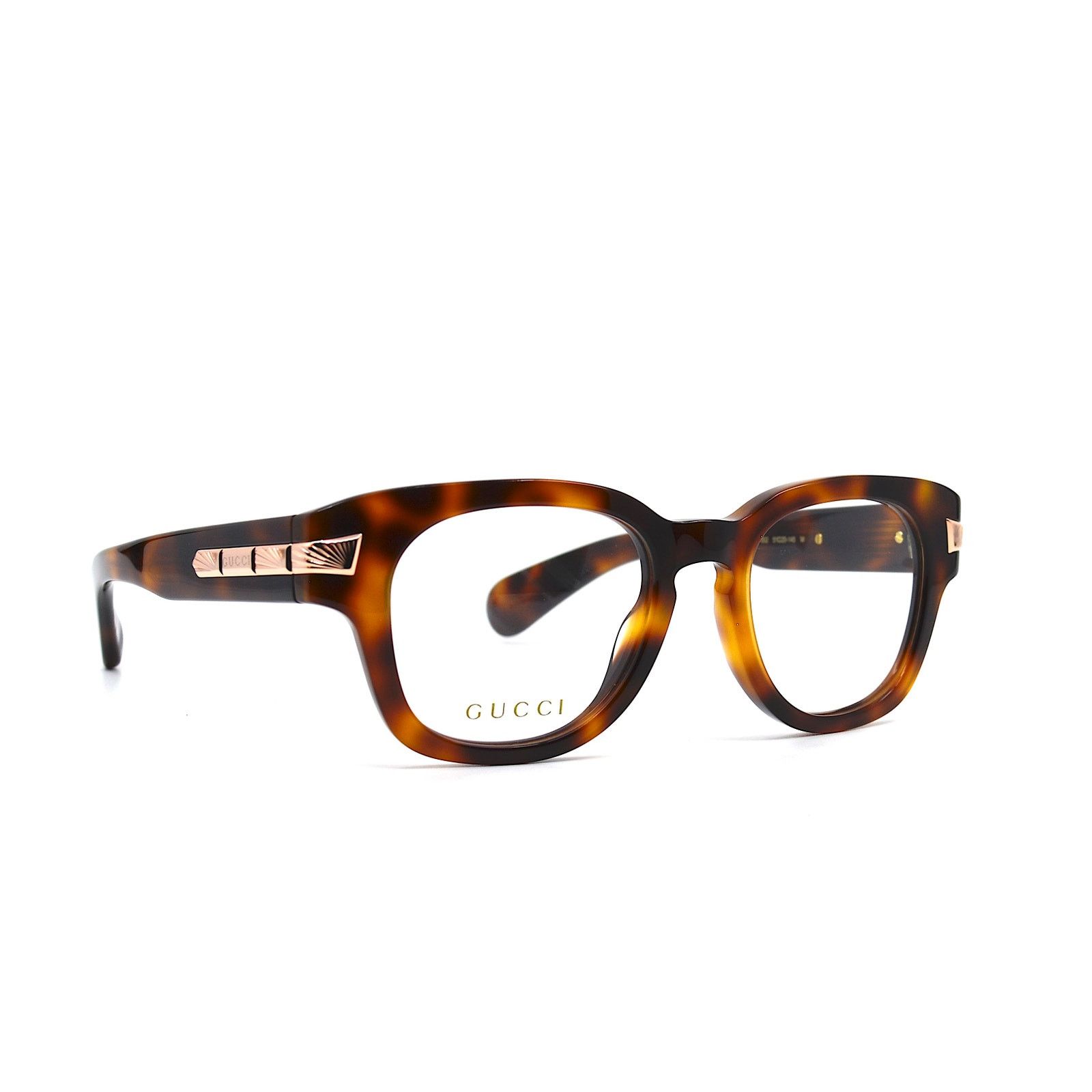 Gucci NEW GUCCI GG1518O 002 HAVANA AUTHENTIC EYEGLASSES FRAME Size ONE SIZE - 2 Thumbnail