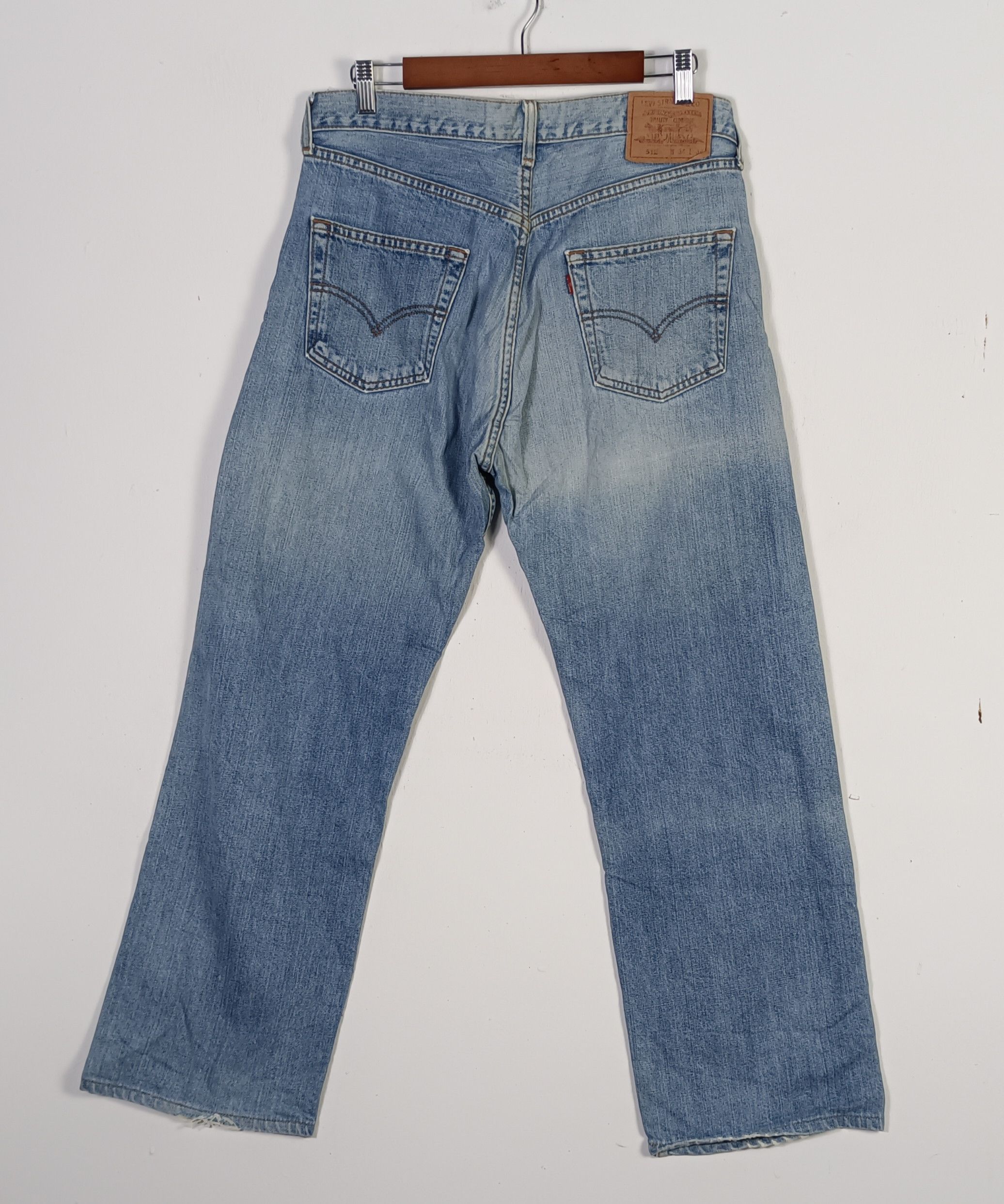Levi's Vintage💥Levi's 512 ditressed Jeans Size US 38 / EU 54 - 12 Thumbnail