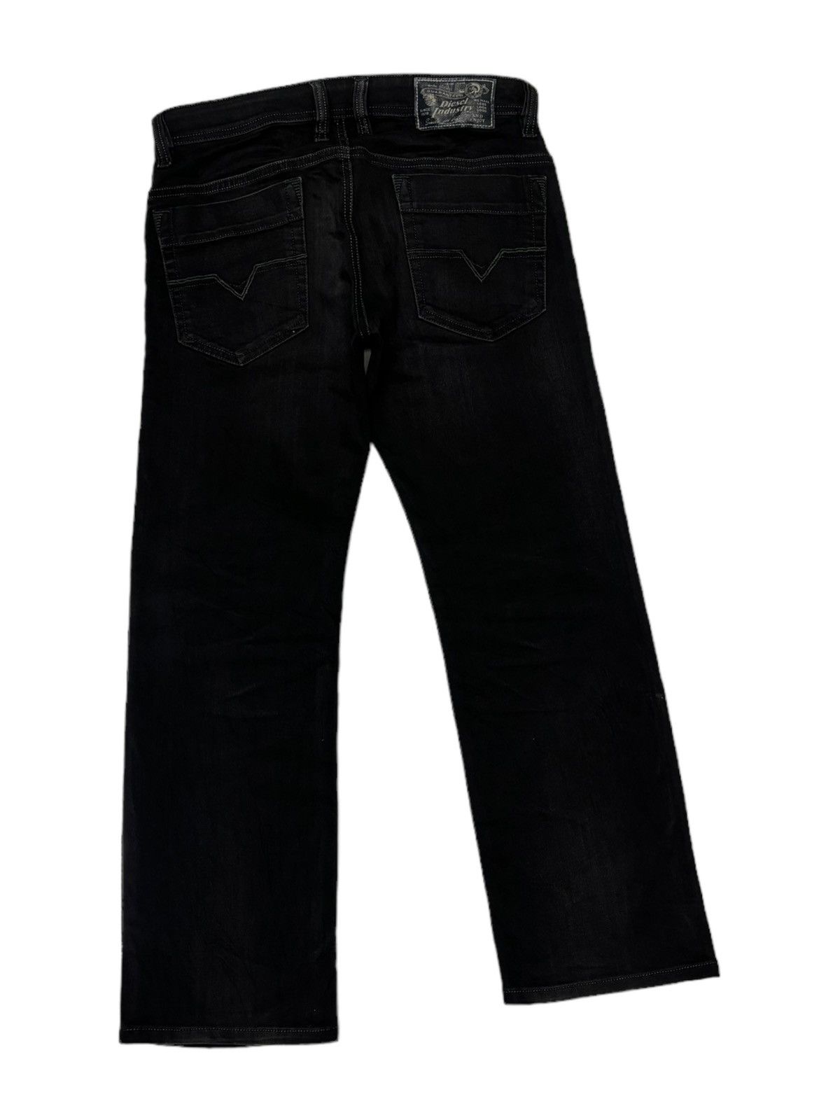 Diesel × Jean DIESEL BLACK DENIM JEANS Size 30" / US 8 / IT 44 - 4 Thumbnail