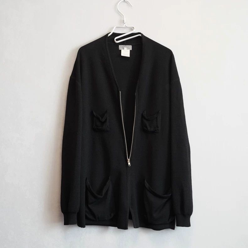 Yohji Yamamoto Yohji Yamamoto 90AW Zippered Fleece 4-Pocket Cardigan shirt Size US M / EU 48-50 / 2 - 1 Thumbnail