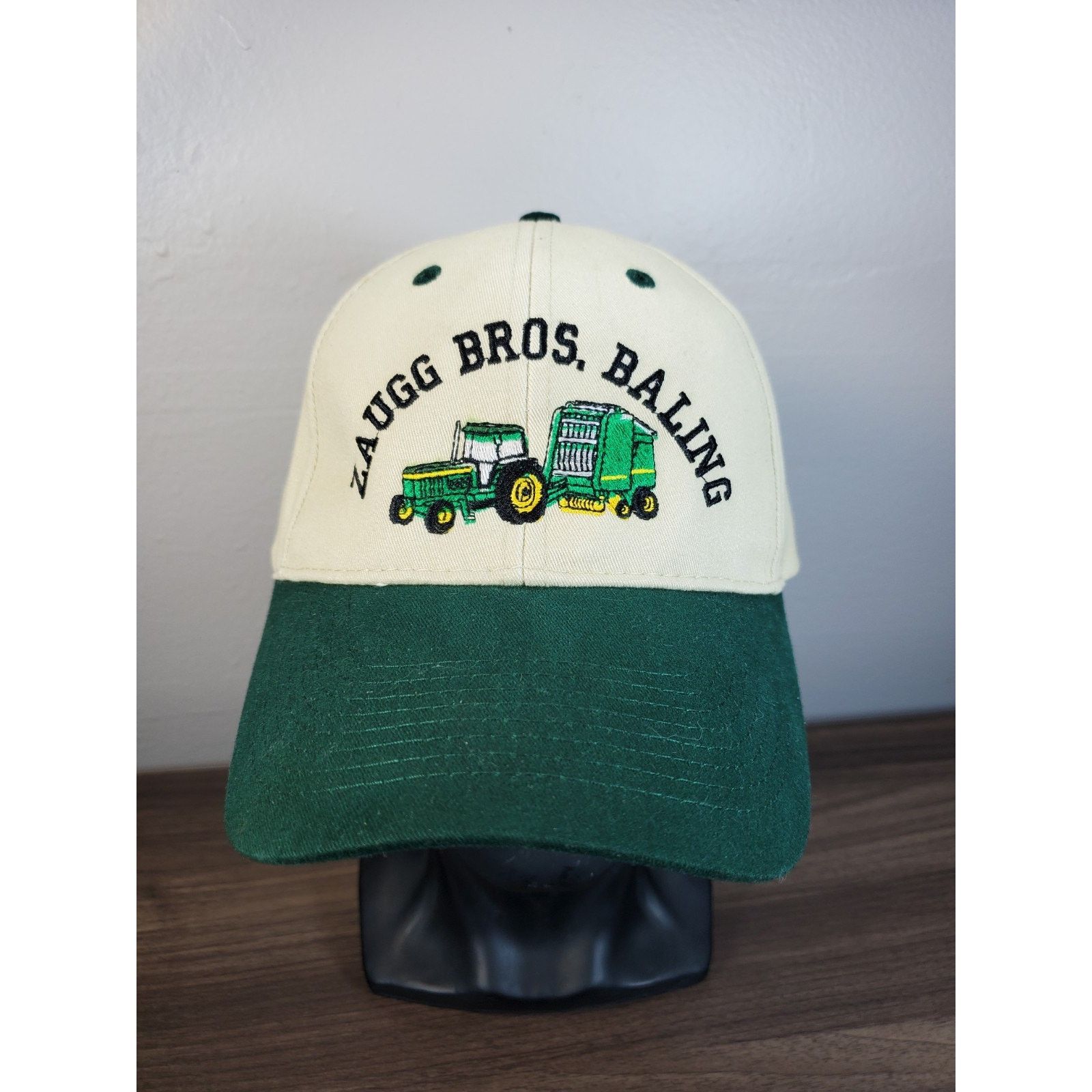 Otto × Vintage Zaugg Brothers Baling Hat Cap John Deere Farming Ag Tractor Size ONE SIZE - 1 Thumbnail