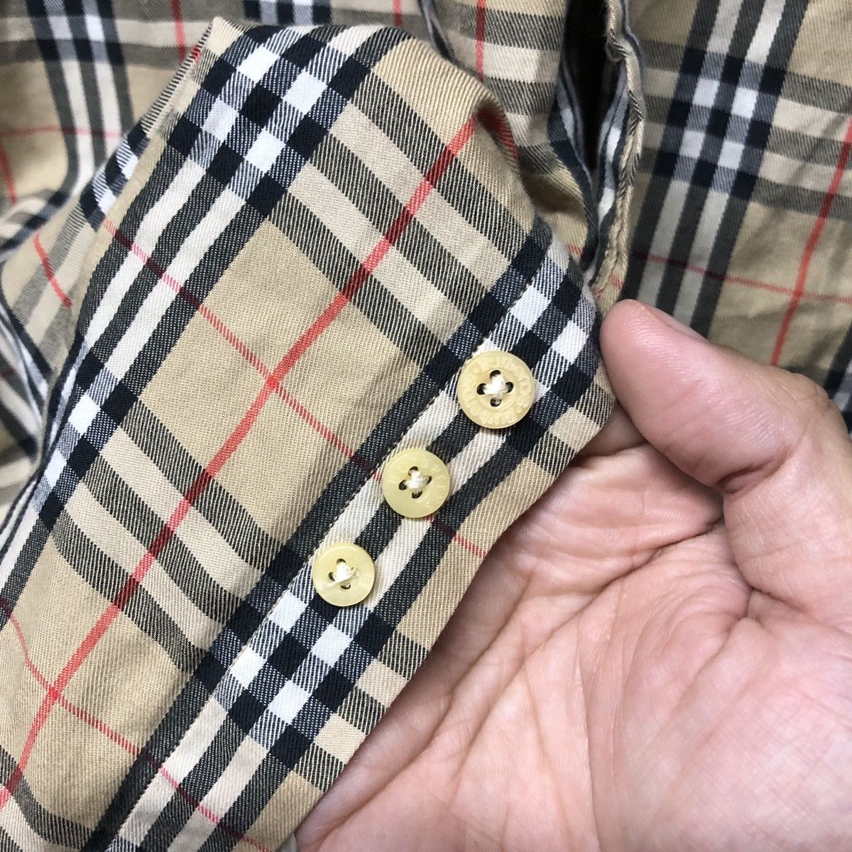 Burberry × Vintage Vintage Burberry Nova Plaid L/S Shirt Size US M / EU 48-50 / 2 - 4 Thumbnail