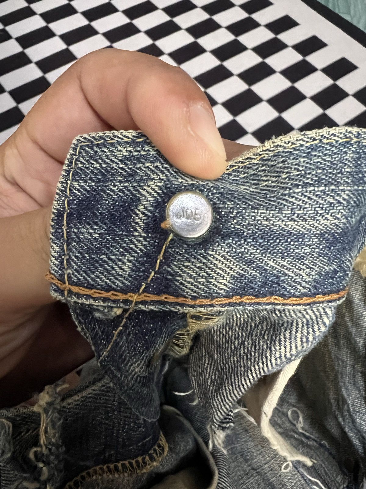 Levi's × Vintage Vintage Big E 90s Distressed Jeans Repro Japan Size US 30 / EU 46 - 6 Thumbnail
