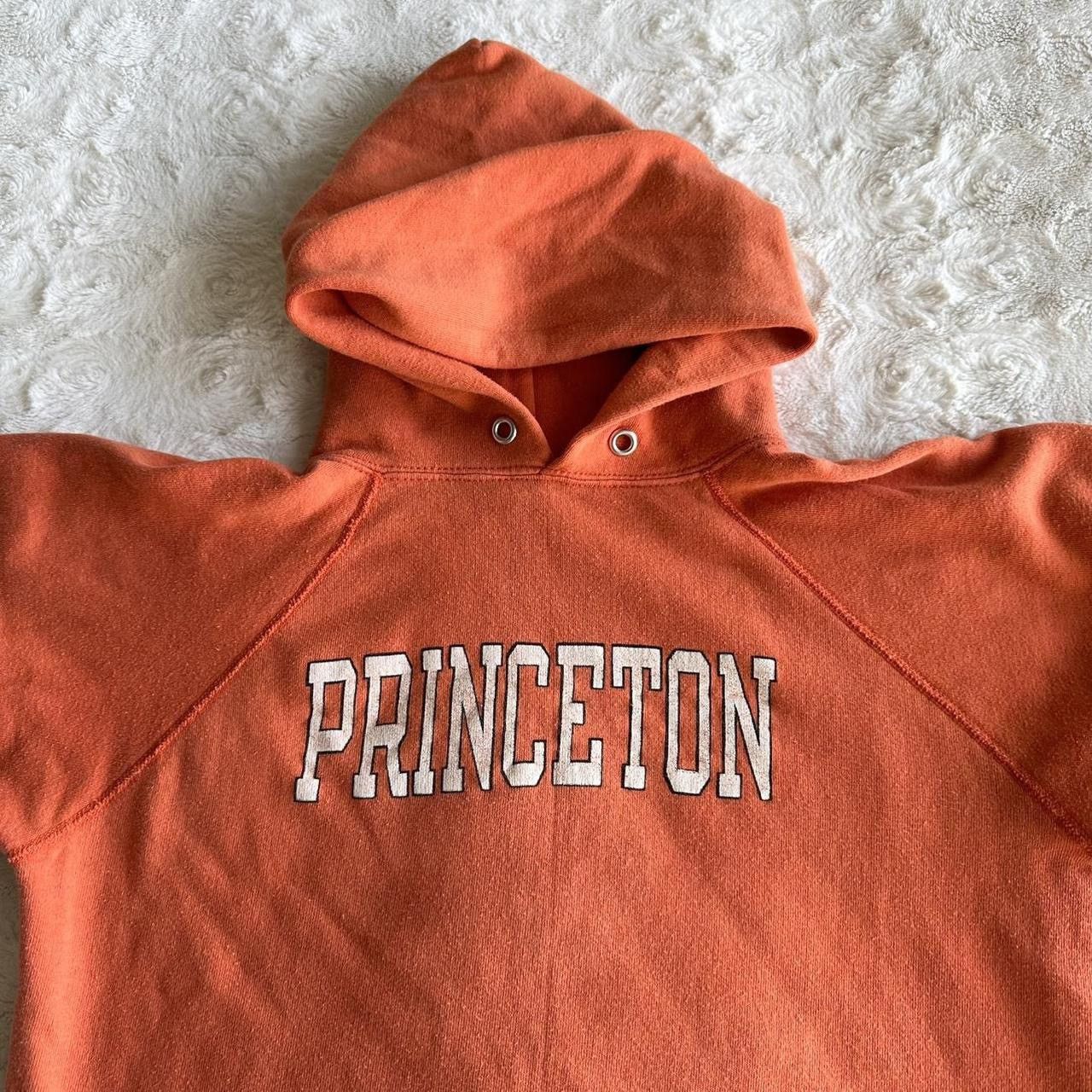 Champion Vintage Princeton University Hoodie Mens L Orange Champion Size US L / EU 52-54 / 3 - 3 Thumbnail