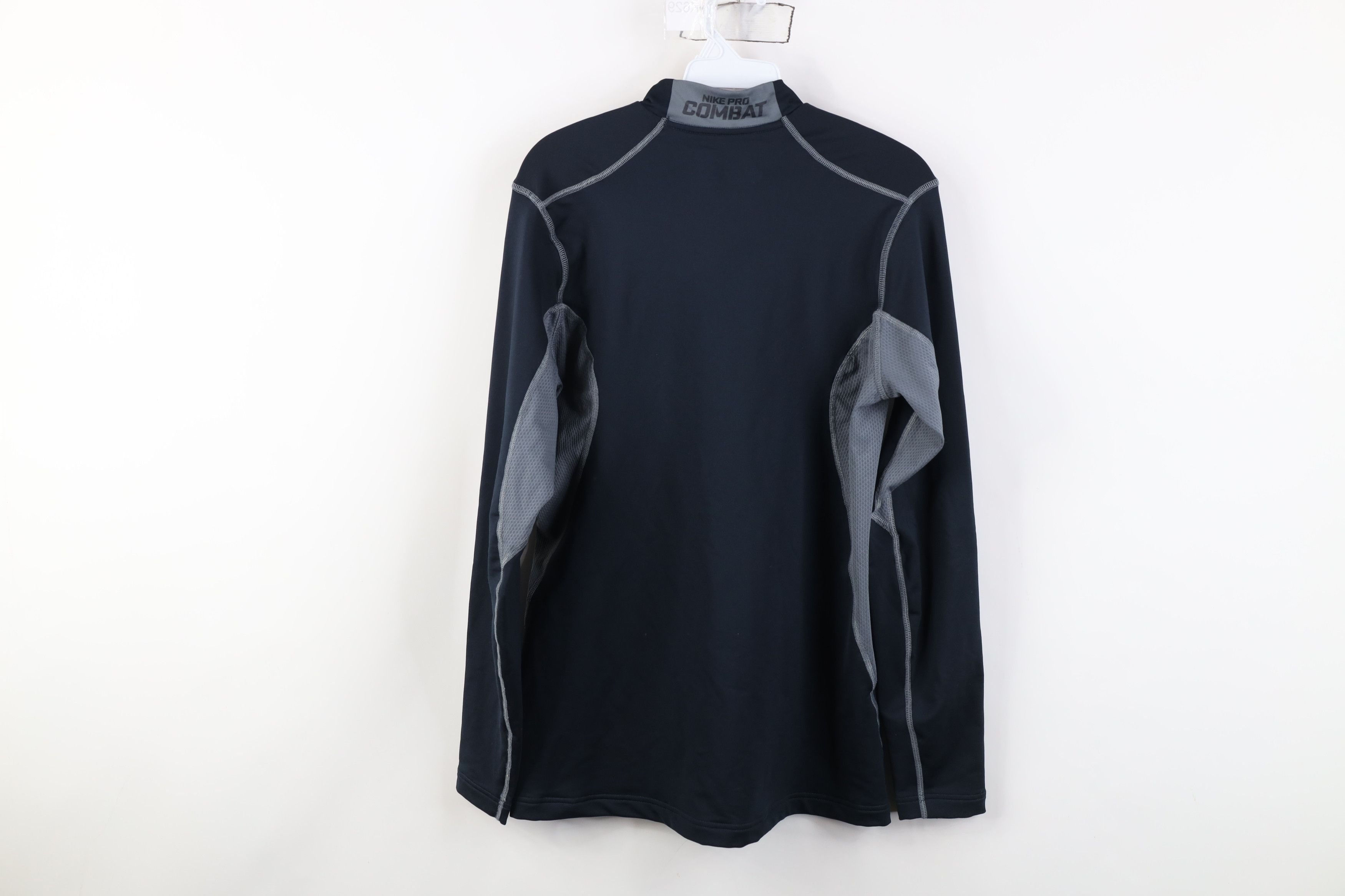 Nike Nike Pro Combat Hyperwarm Mock Neck Training T-Shirt Size US M / EU 48-50 / 2 - 14 Thumbnail