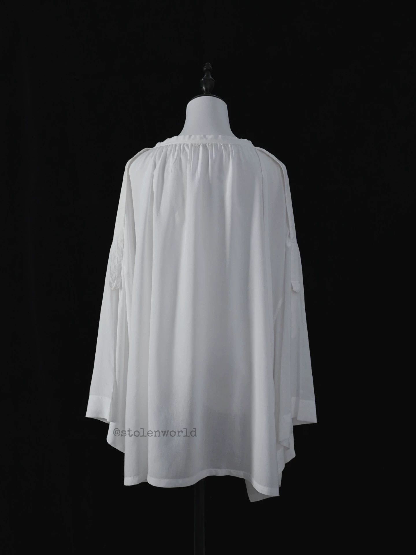 Yohji Yamamoto limi feu women's silk kimono sleeve oversized shirt Size S / US 4 / IT 40 - 6 Thumbnail