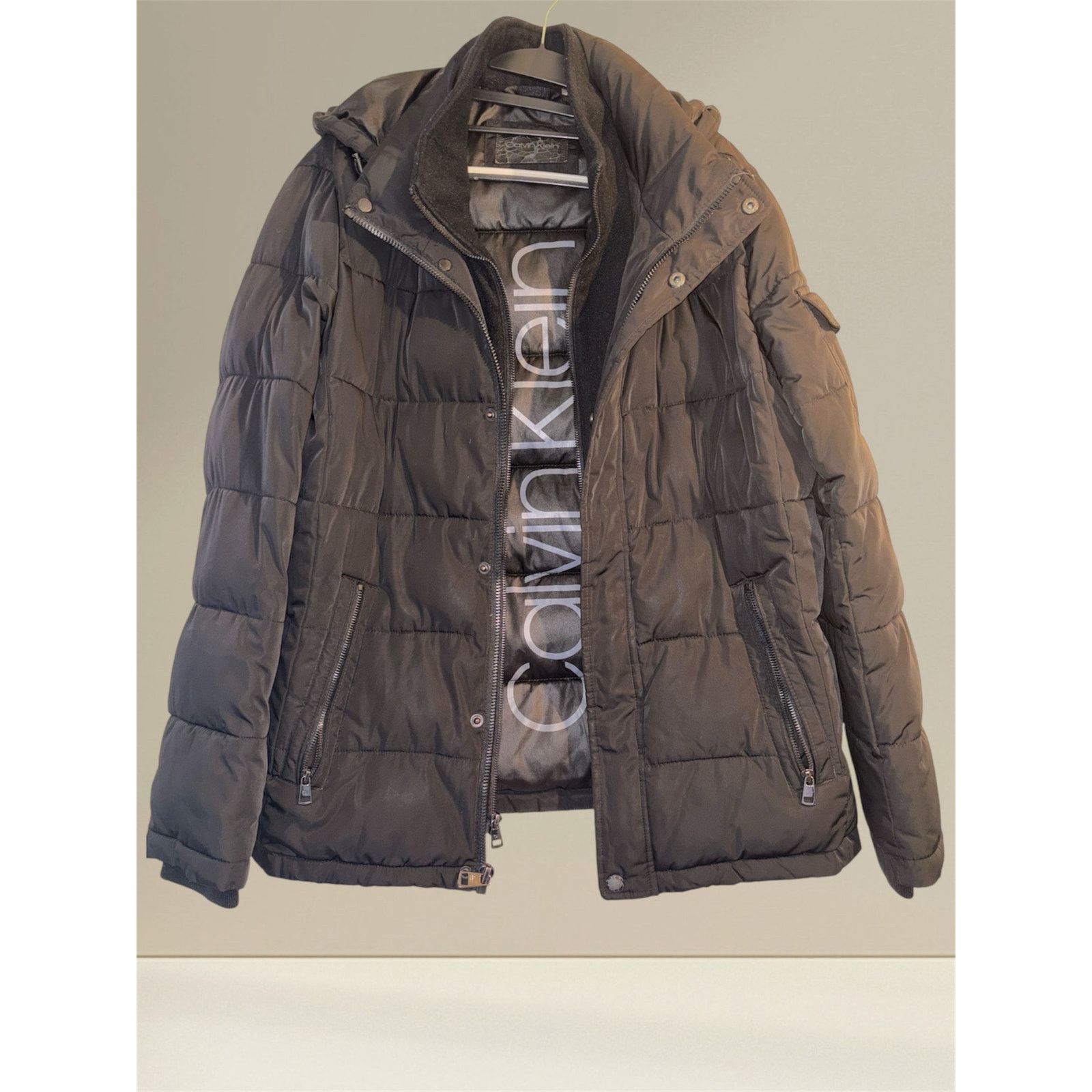 Calvin Klein Calvin Klein Black Puffer Jacket Size Medium Size US M / EU 48-50 / 2 - 1 Thumbnail