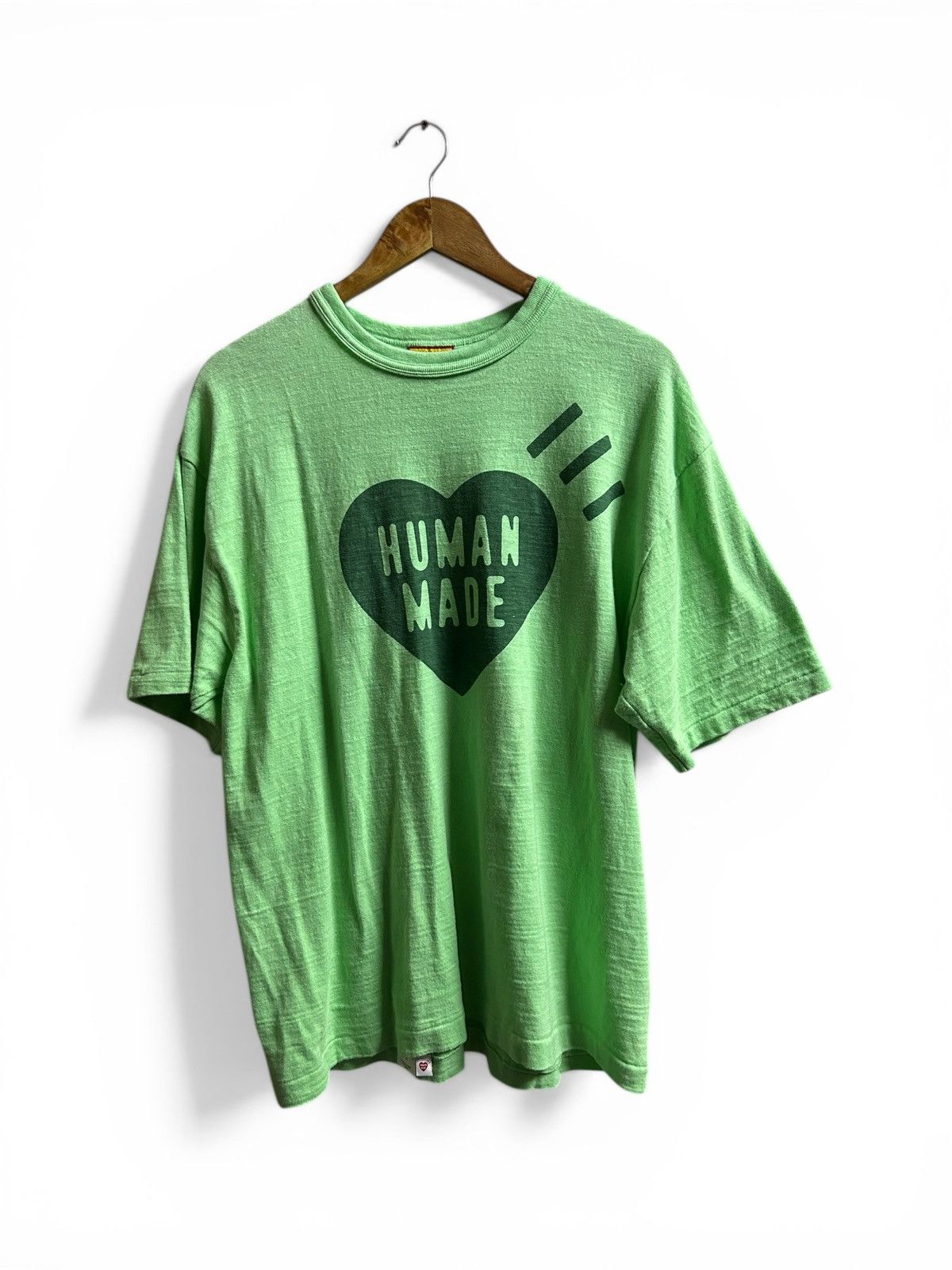 Human Made Archival Heart Logo Mint Green Slub Tee Size US XL / EU 56 / 4 - 2 Thumbnail