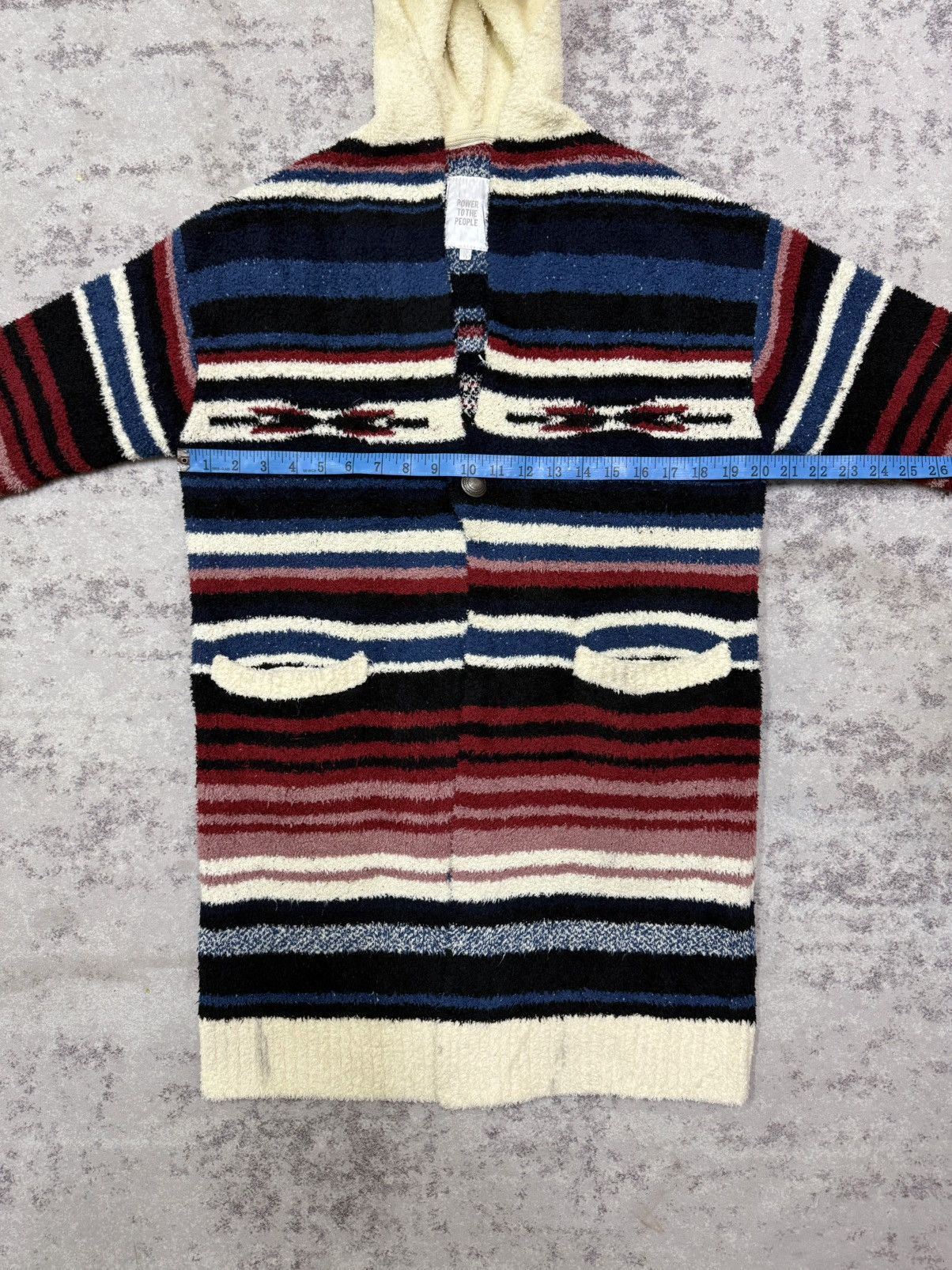 Native Power to the people hoodedcardigan aztec southwest fleece Size M / US 6-8 / IT 42-44 - 15 Thumbnail